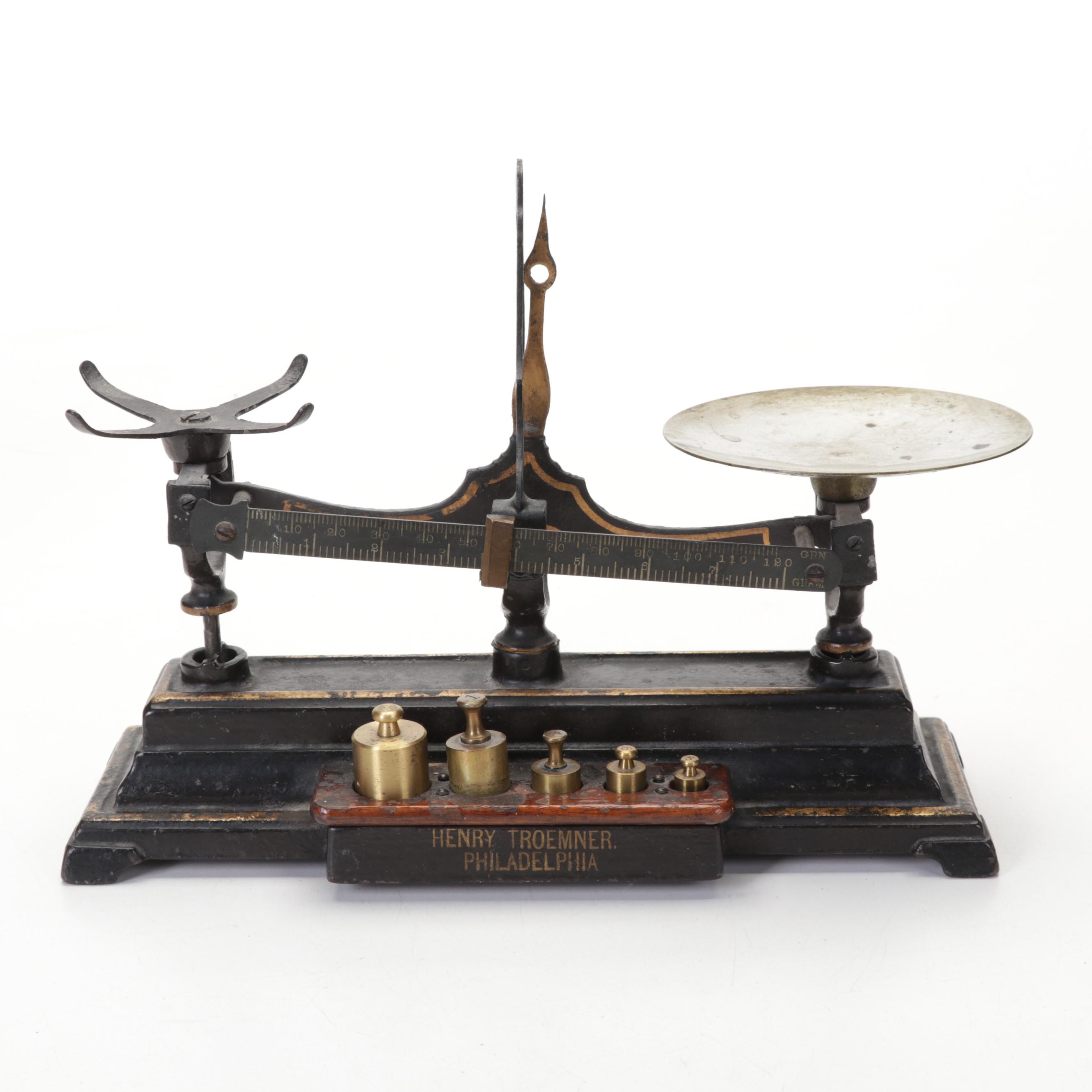 Medical Books, Troemner Tabletop Scale, Copper Spittoon, Kettle, and More