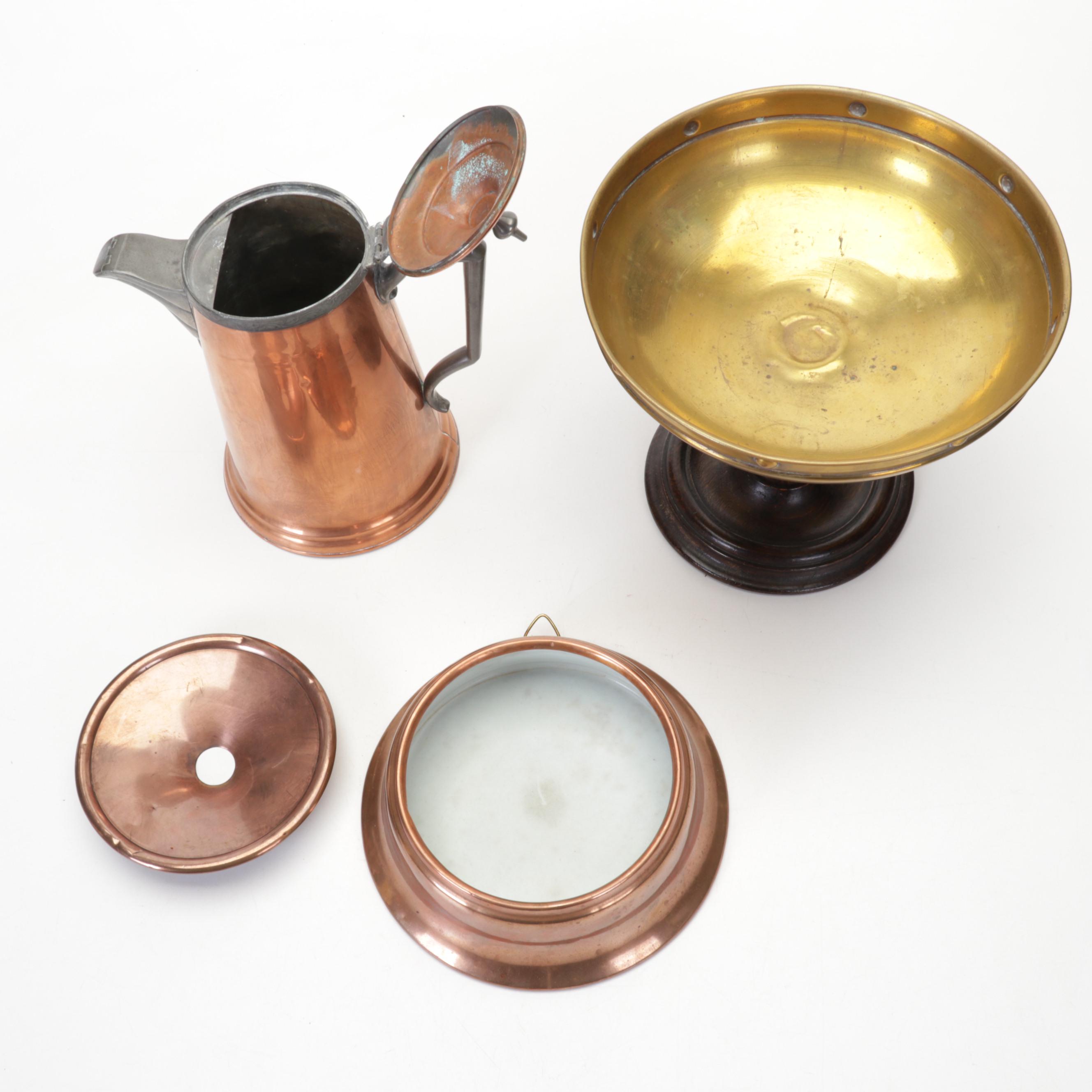 Medical Books, Troemner Tabletop Scale, Copper Spittoon, Kettle, and More