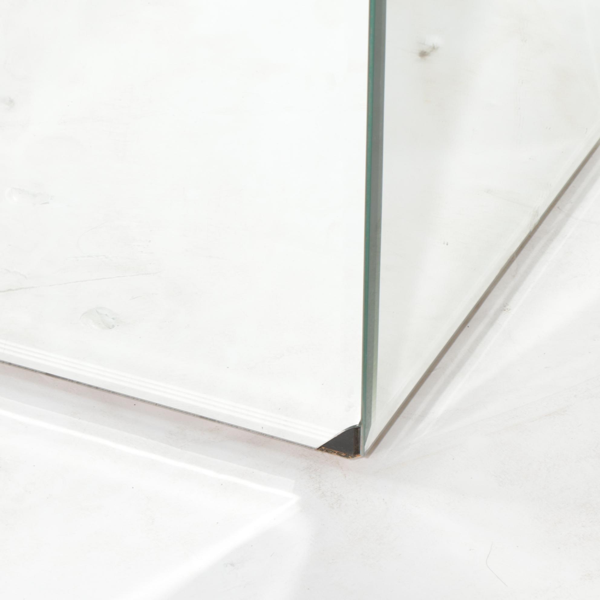 Mirrored Square Pedestal, 21st Century