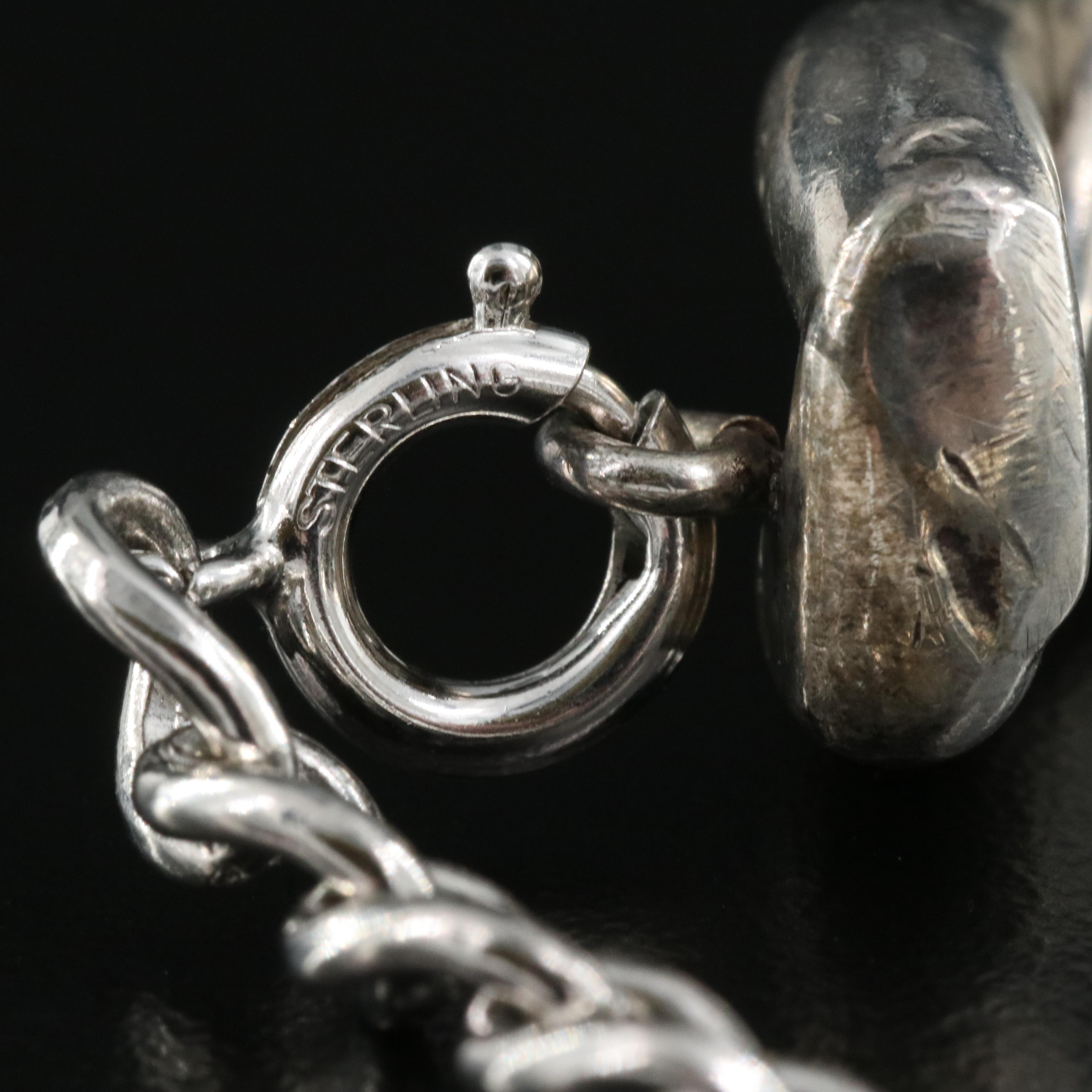 Sterling Braided Wire Bracelets