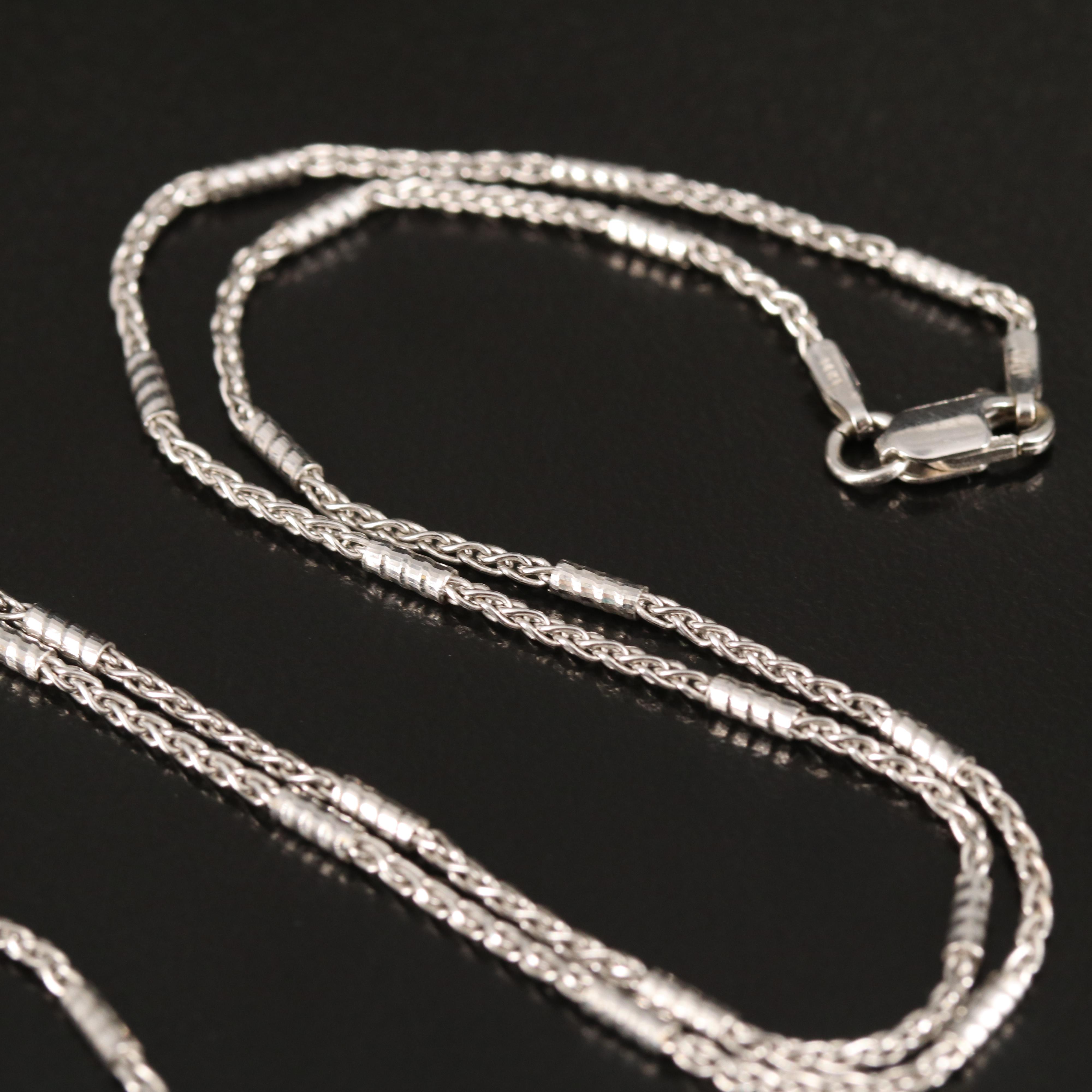 14K Turquoise and Diamond Flower Necklace