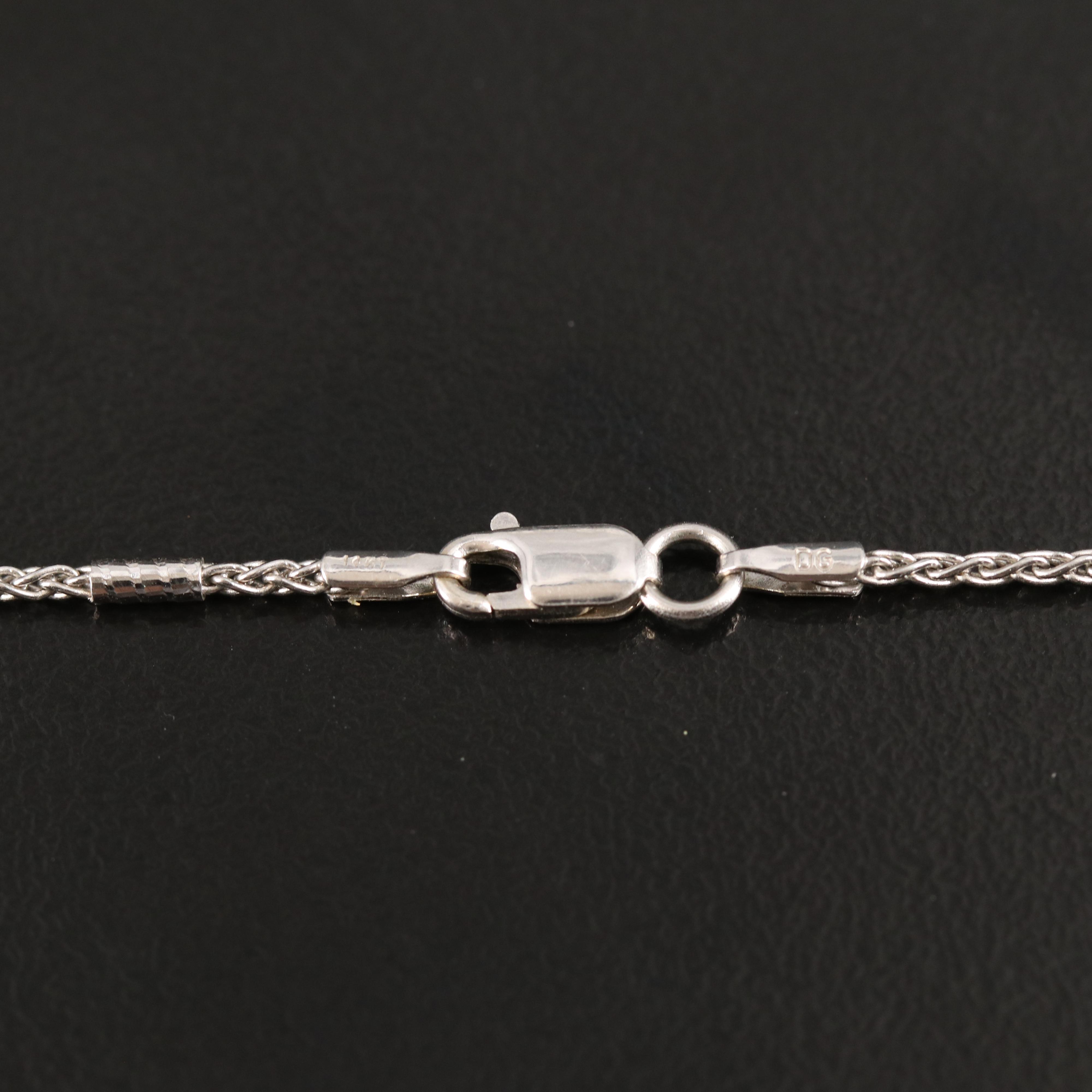 14K Turquoise and Diamond Flower Necklace