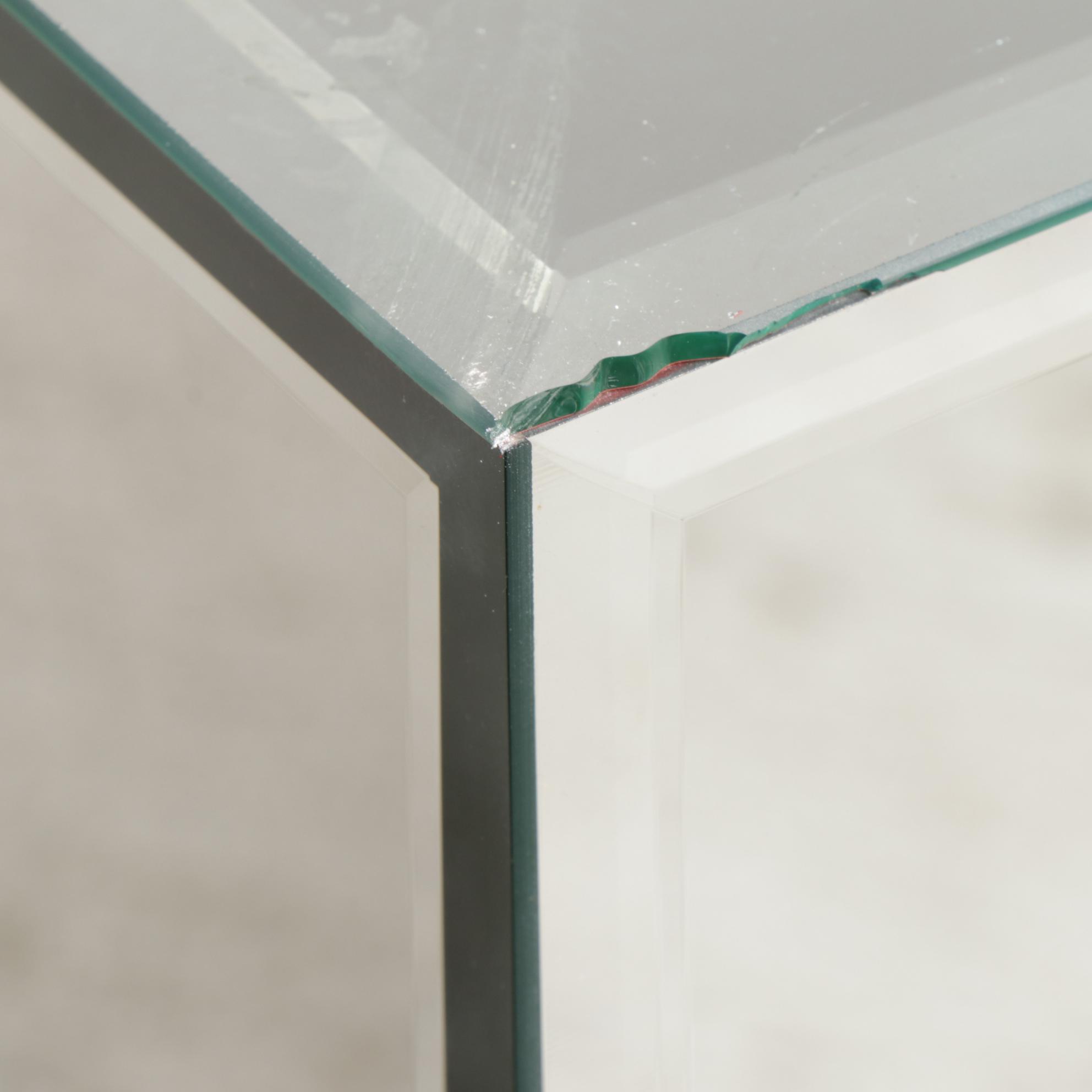 Mirrored Square Pedestal, 21st Century