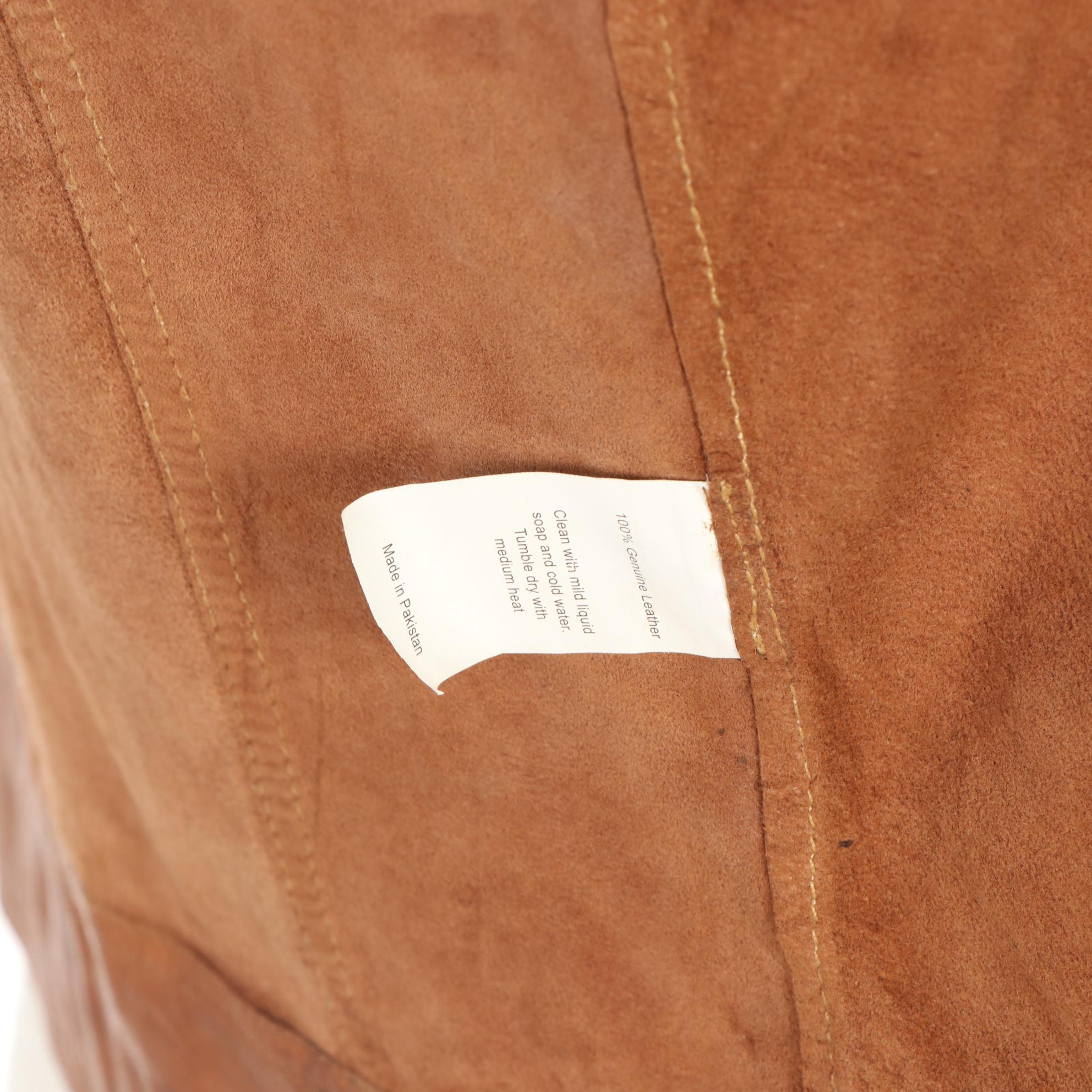 Jakett Brown Leather Motorcycle Jacket