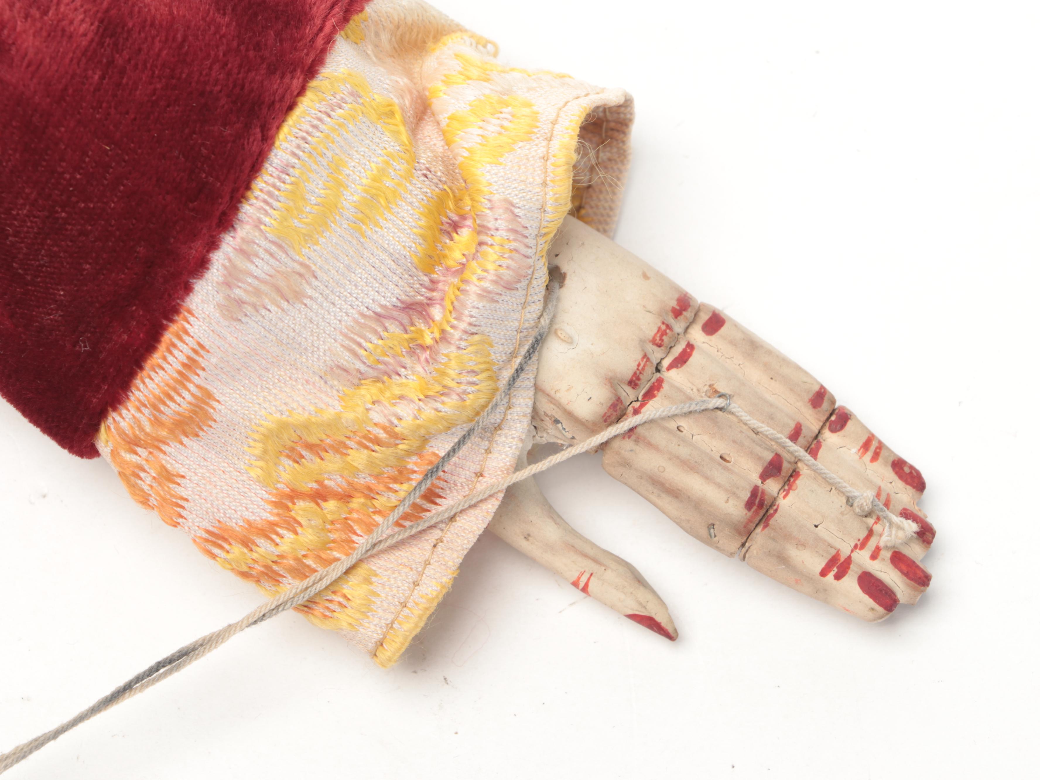 Southeast Asian Carved Wood Marionette