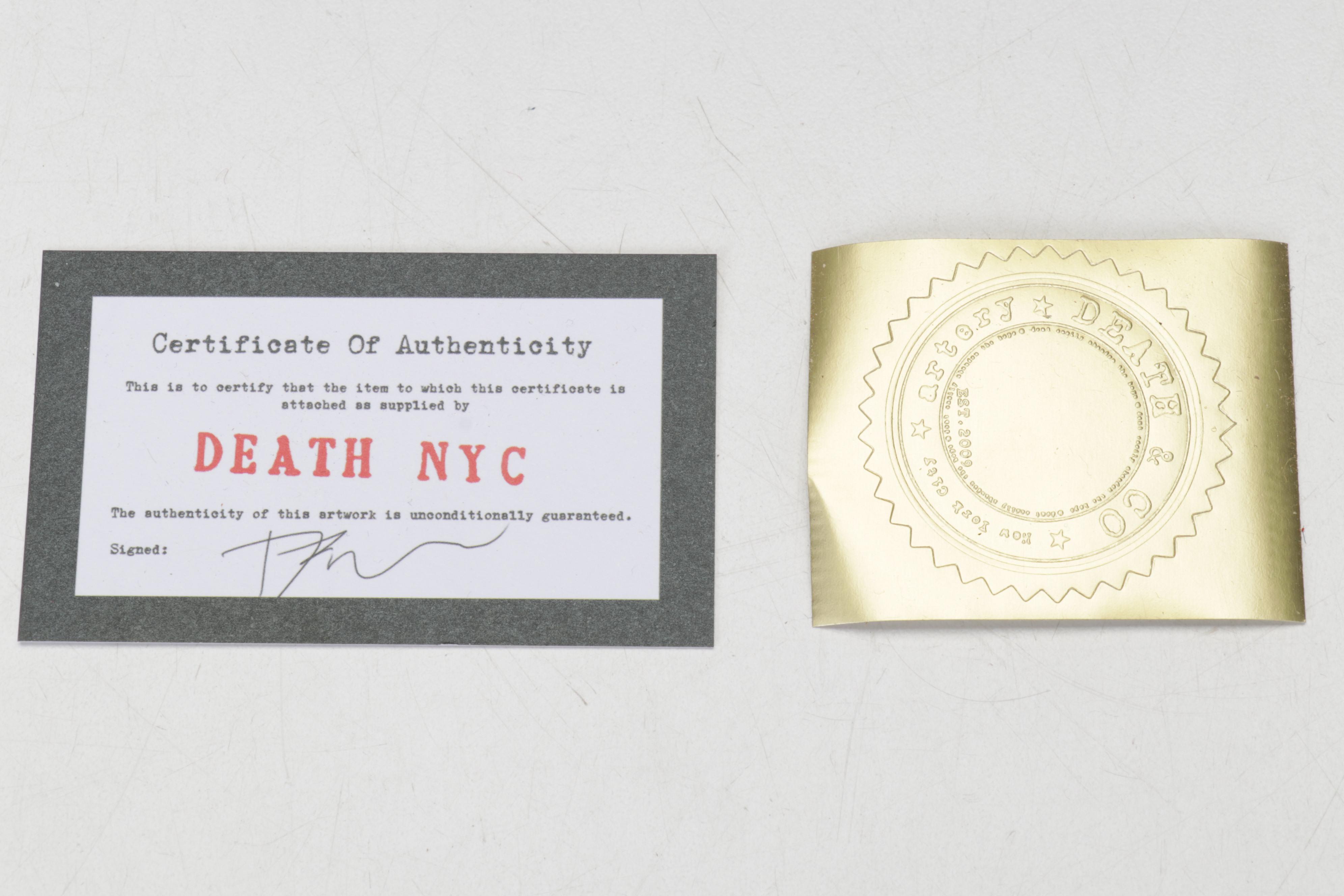 Death NYC Pop Art Graphic Print Homage To Dior Featuring Snoopy, 2022