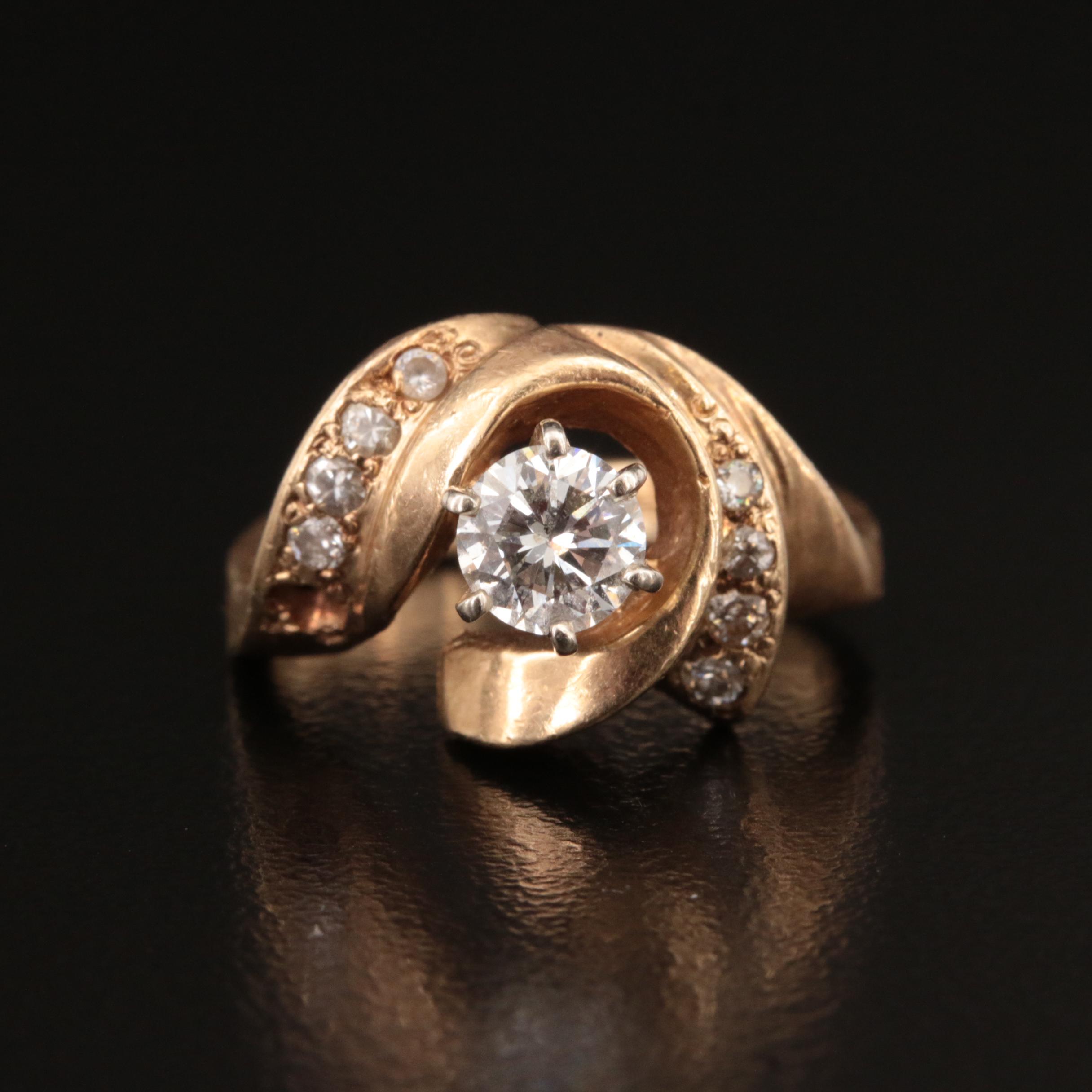 10K 0.60 CTW Diamond Ring