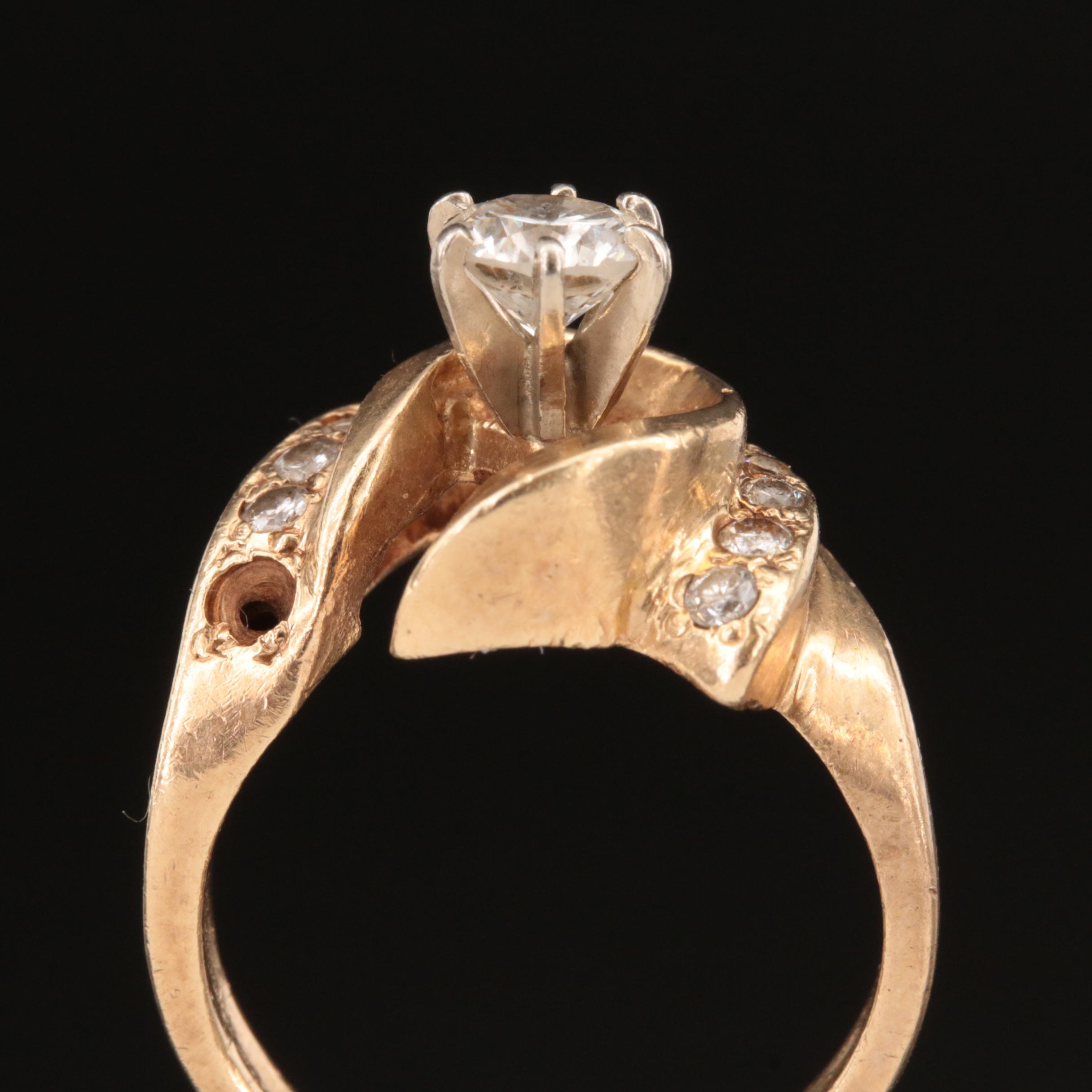 10K 0.60 CTW Diamond Ring