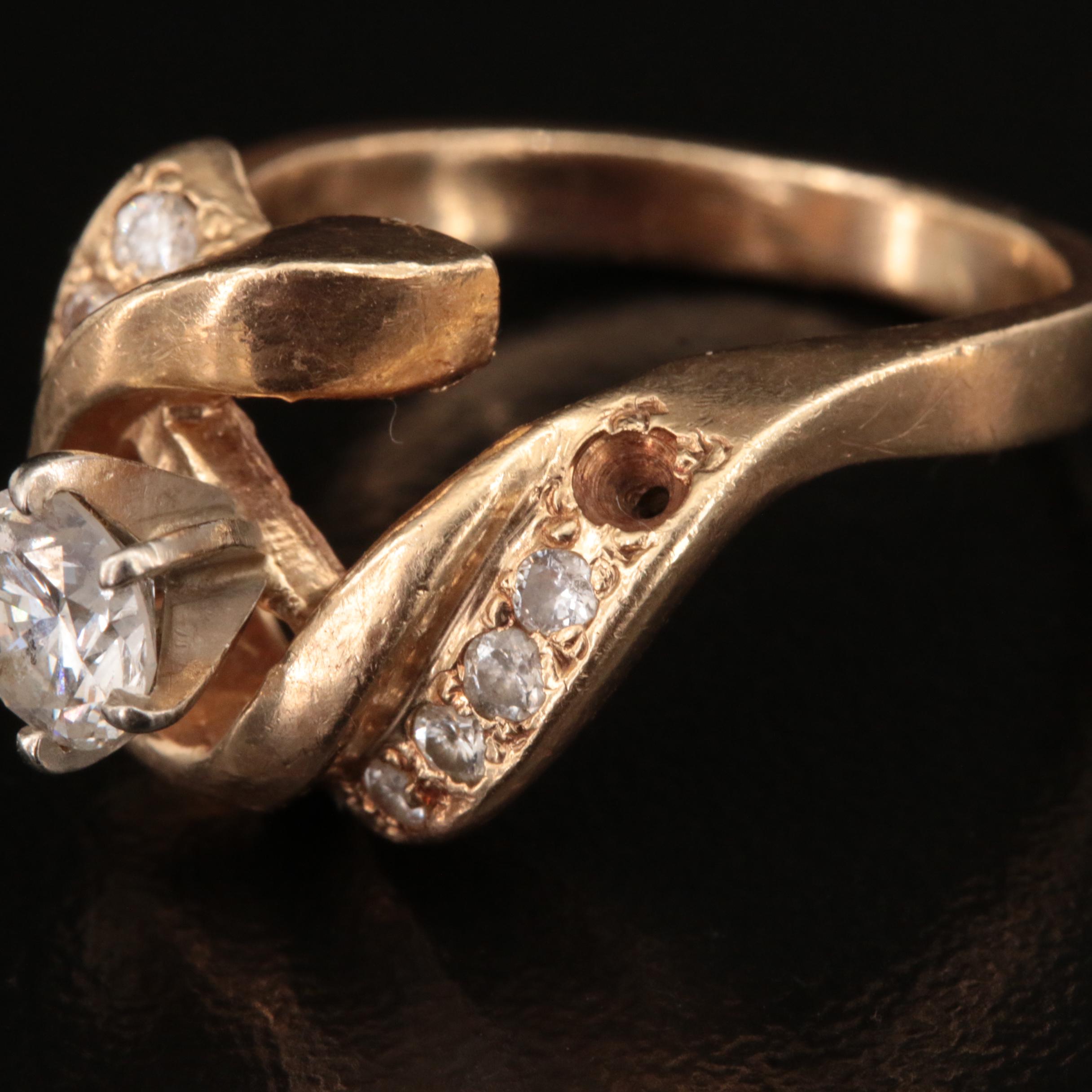 10K 0.60 CTW Diamond Ring