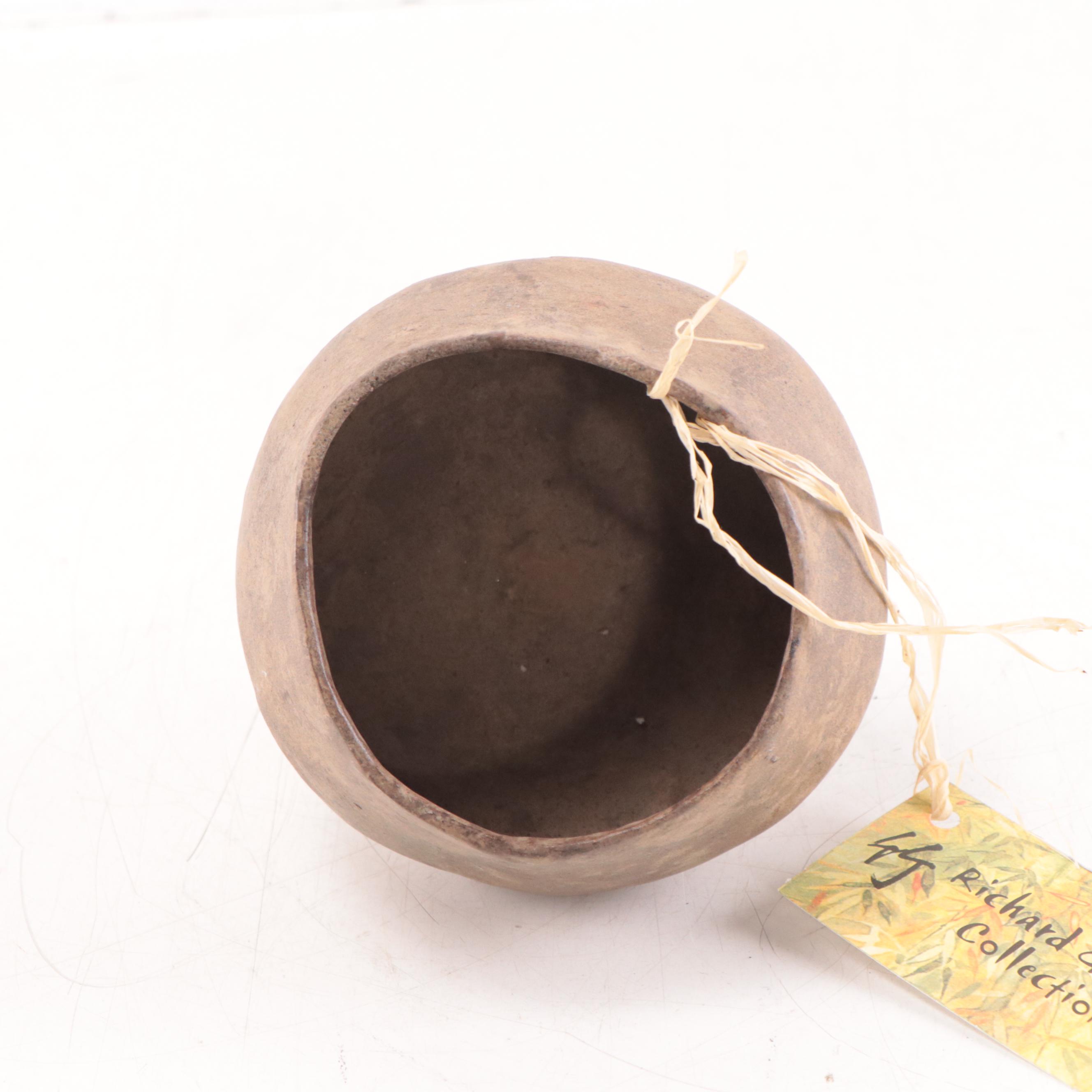 Filipino Excavated Earthenware Iron Age Footed Jar