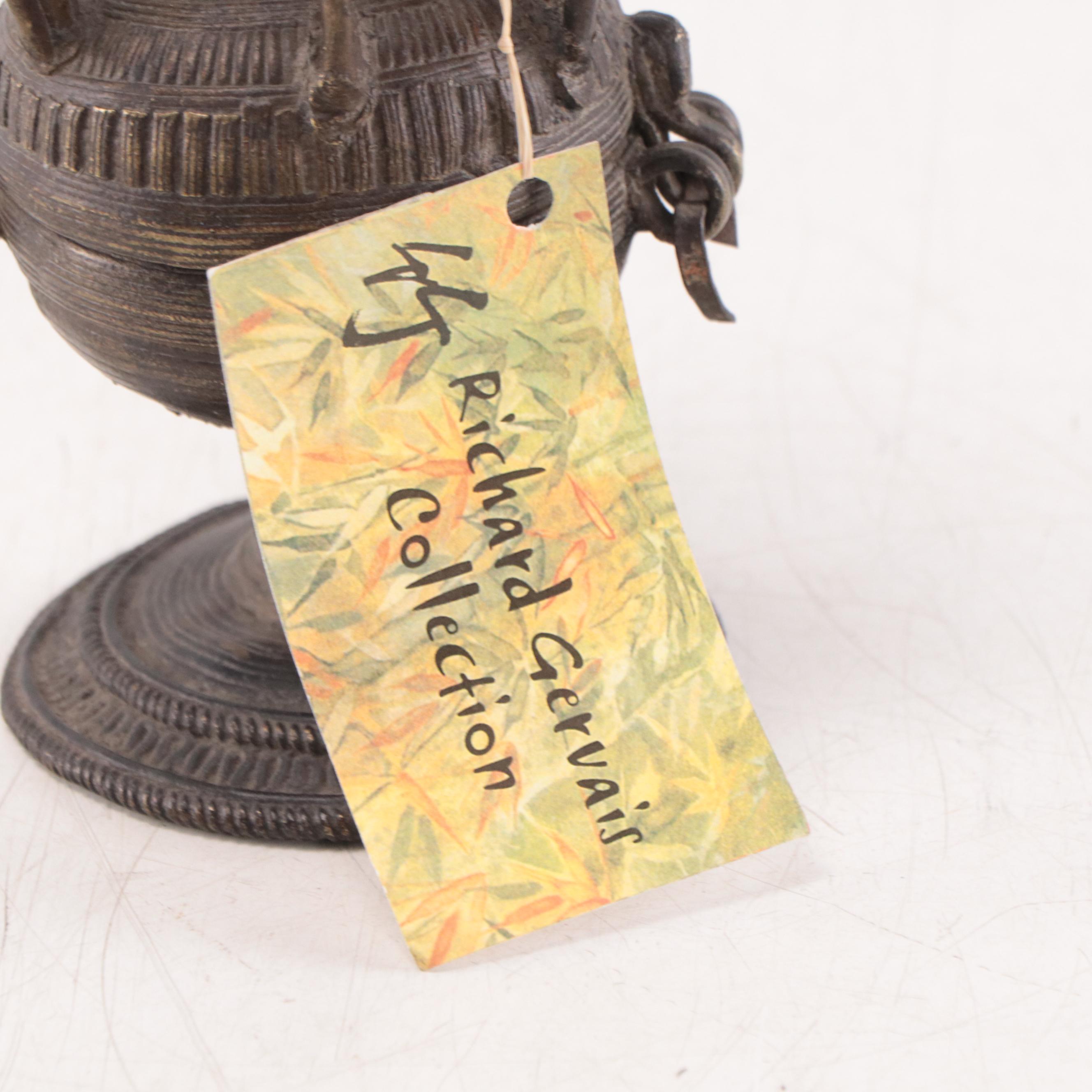 Indian Brass Sindoor and Kumkum Powder Container