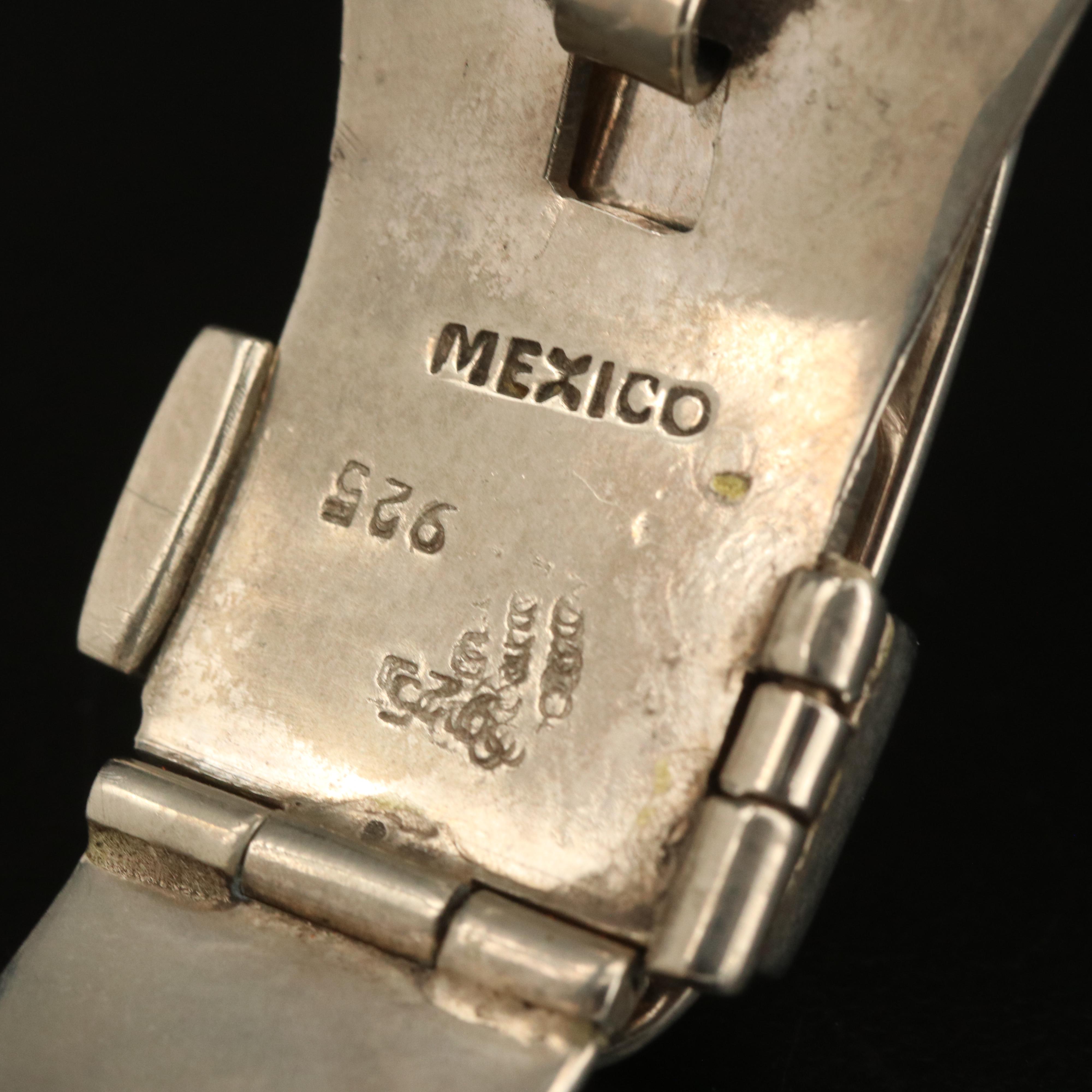 Vintage Sterling Buckle Bracelet