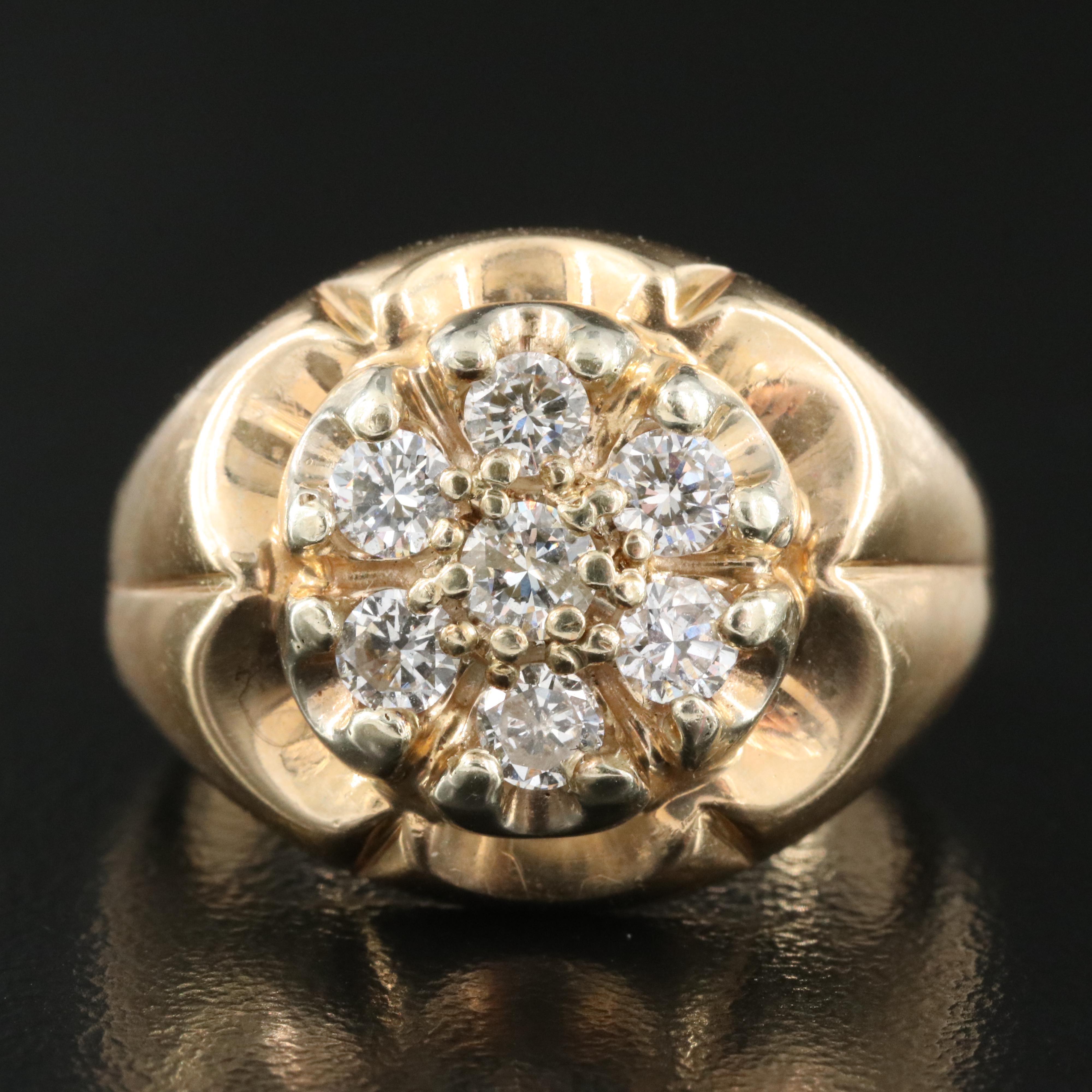 14K 0.94 CTW Diamond Ring
