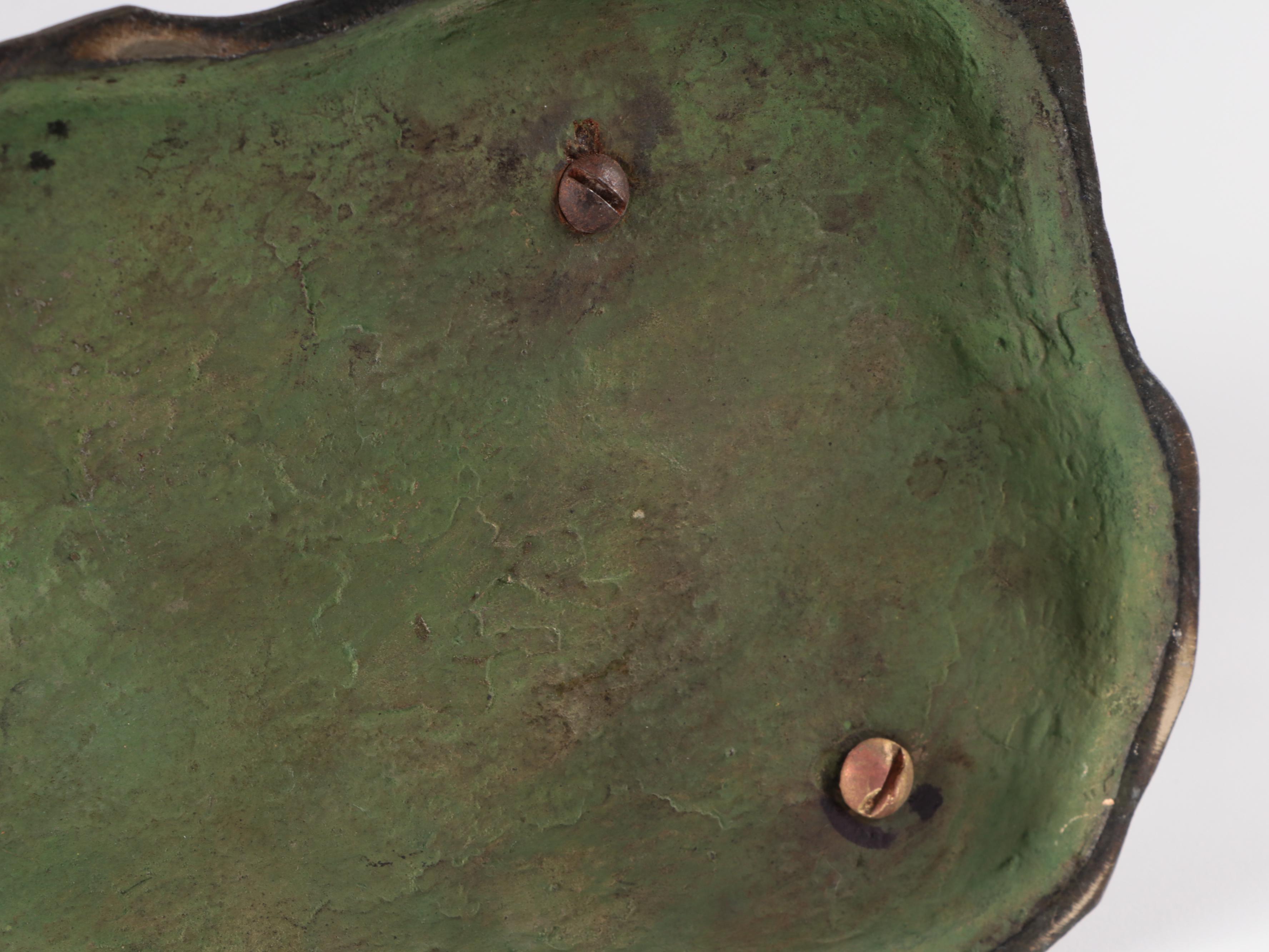 Large Austrian Cold Painted Bronze Wild Boar Figure, Late 19th Century