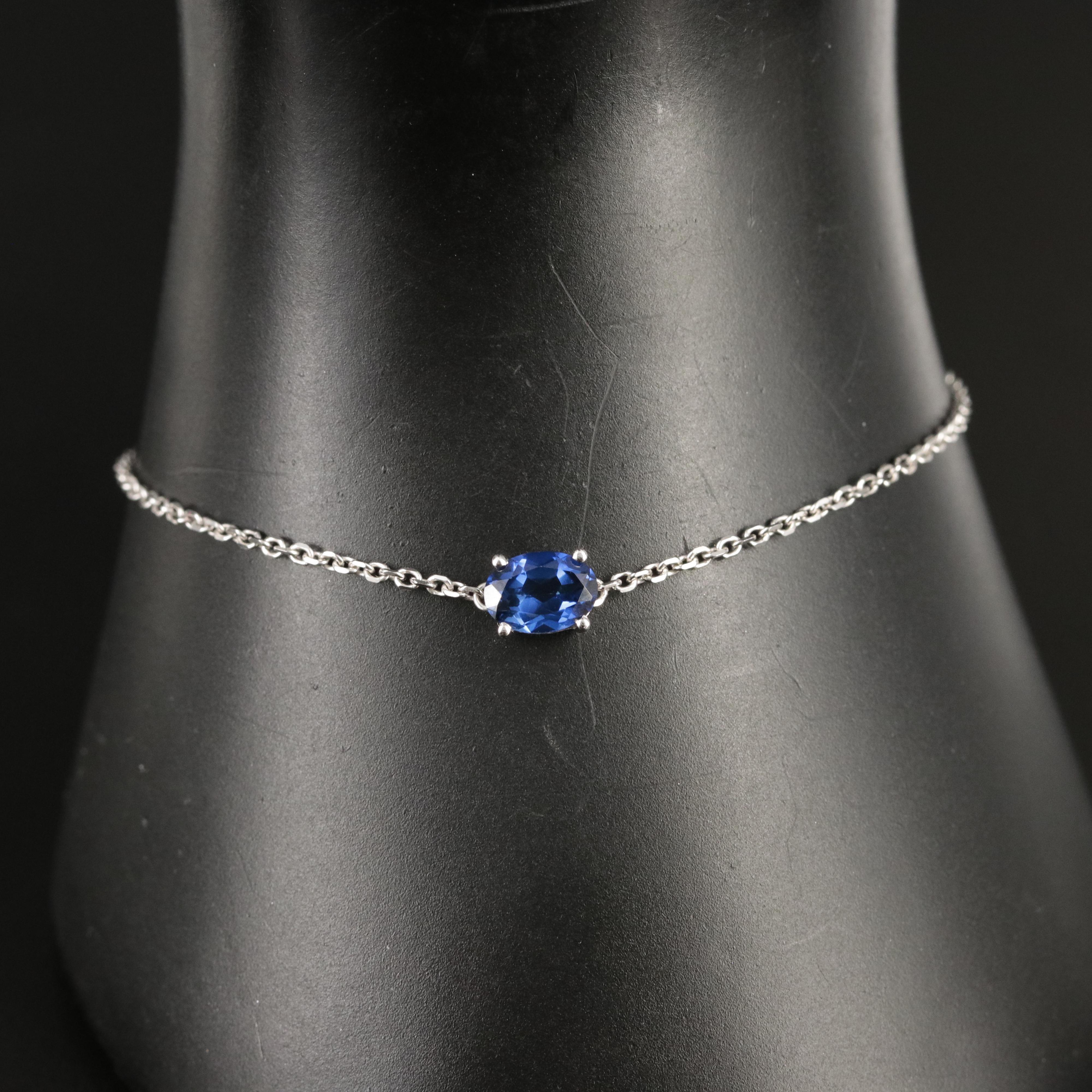 10K Sapphire Bracelet