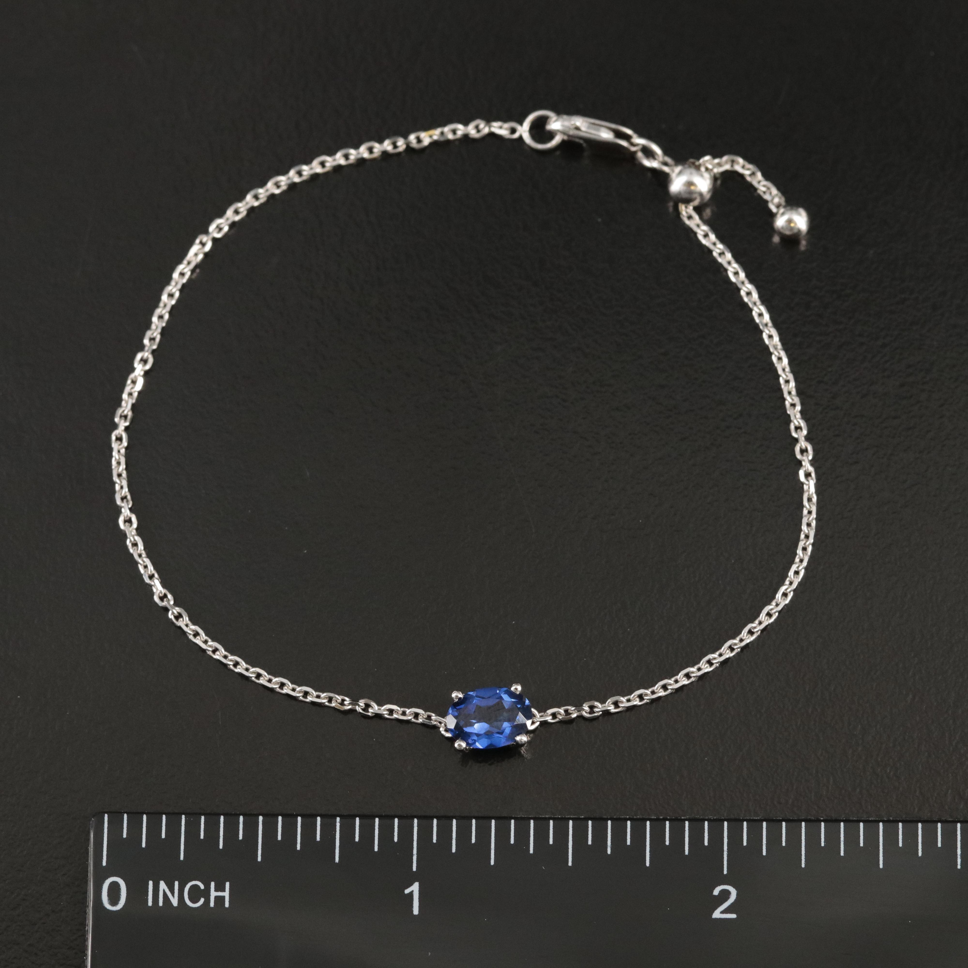 10K Sapphire Bracelet