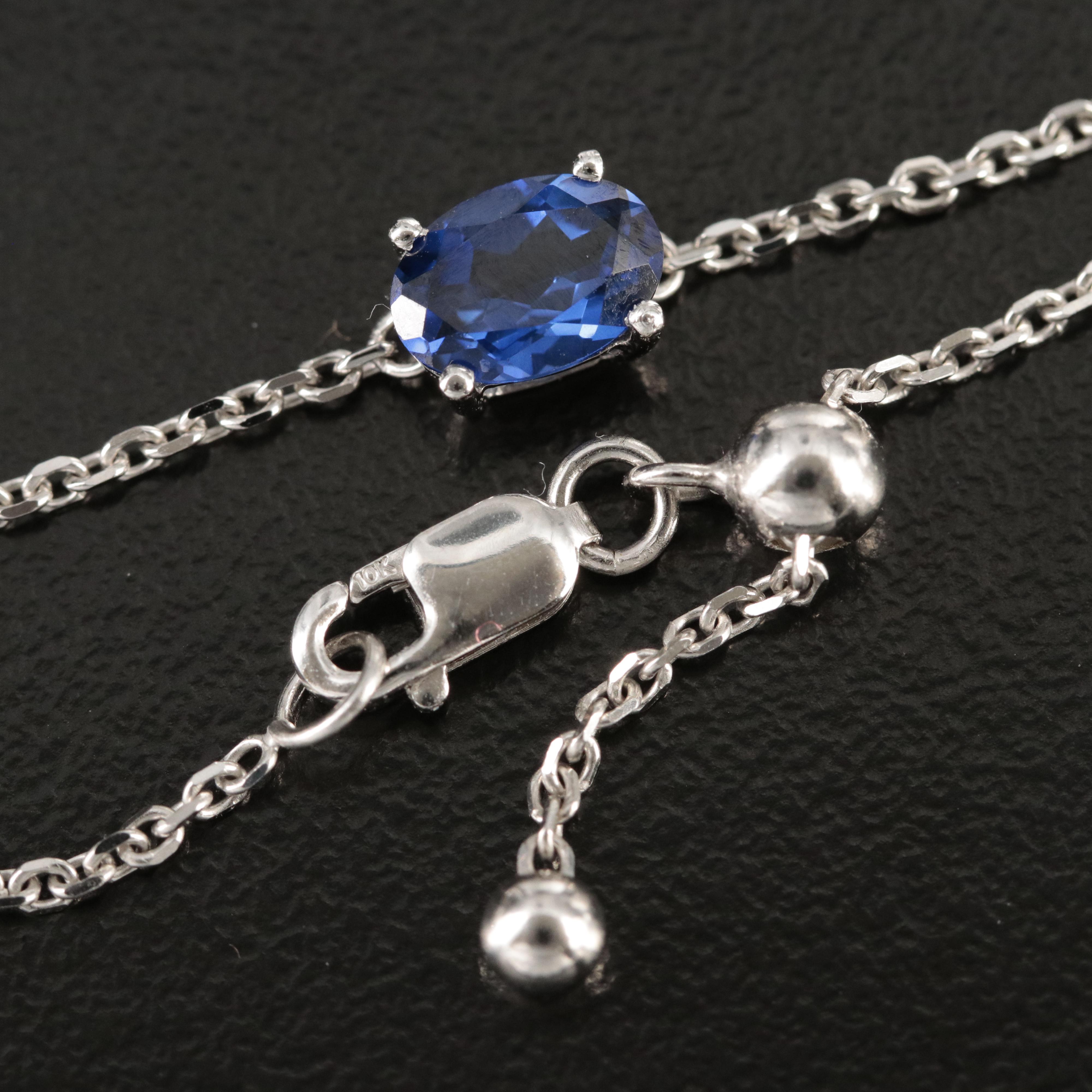 10K Sapphire Bracelet