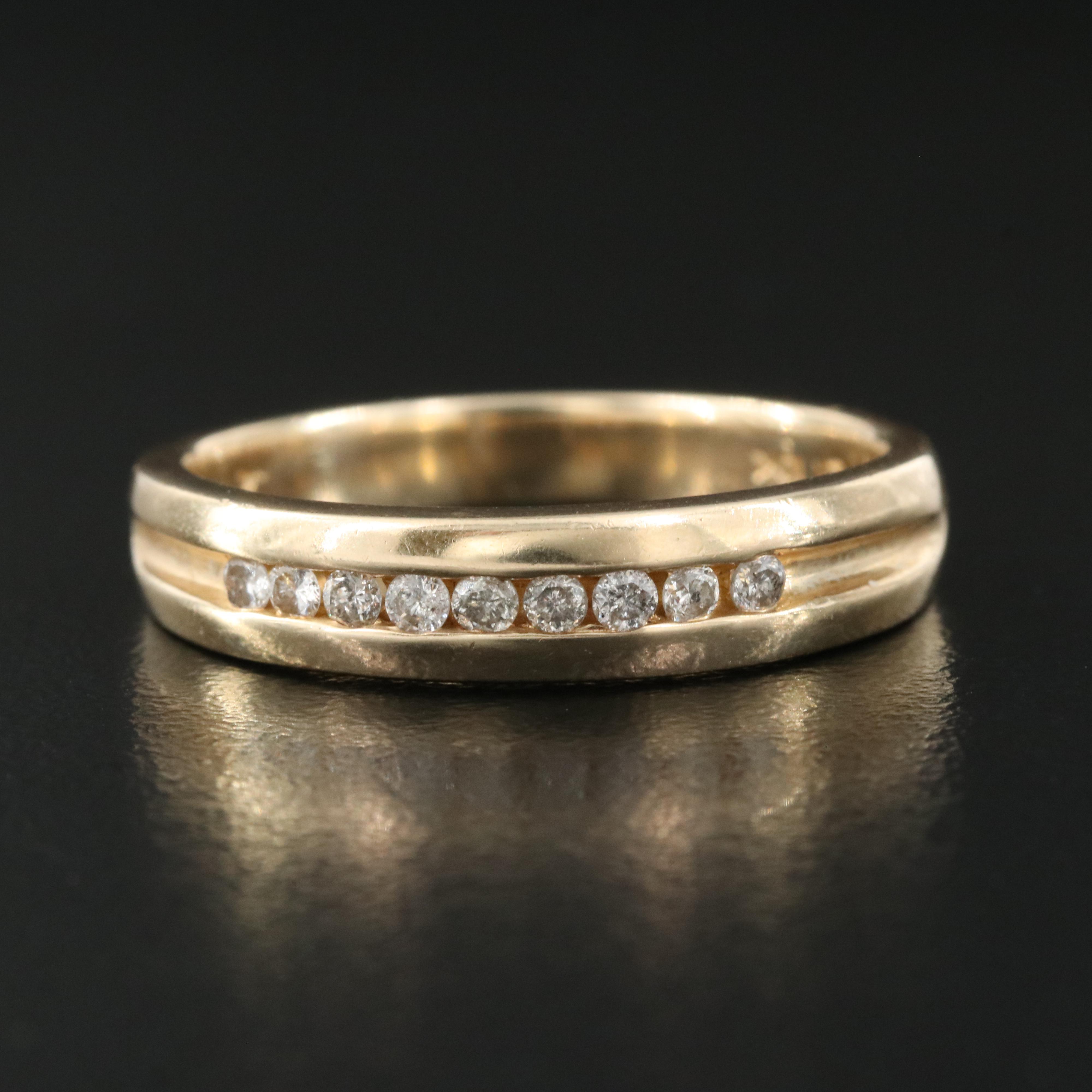 10K 0.24 CTW Diamond Band