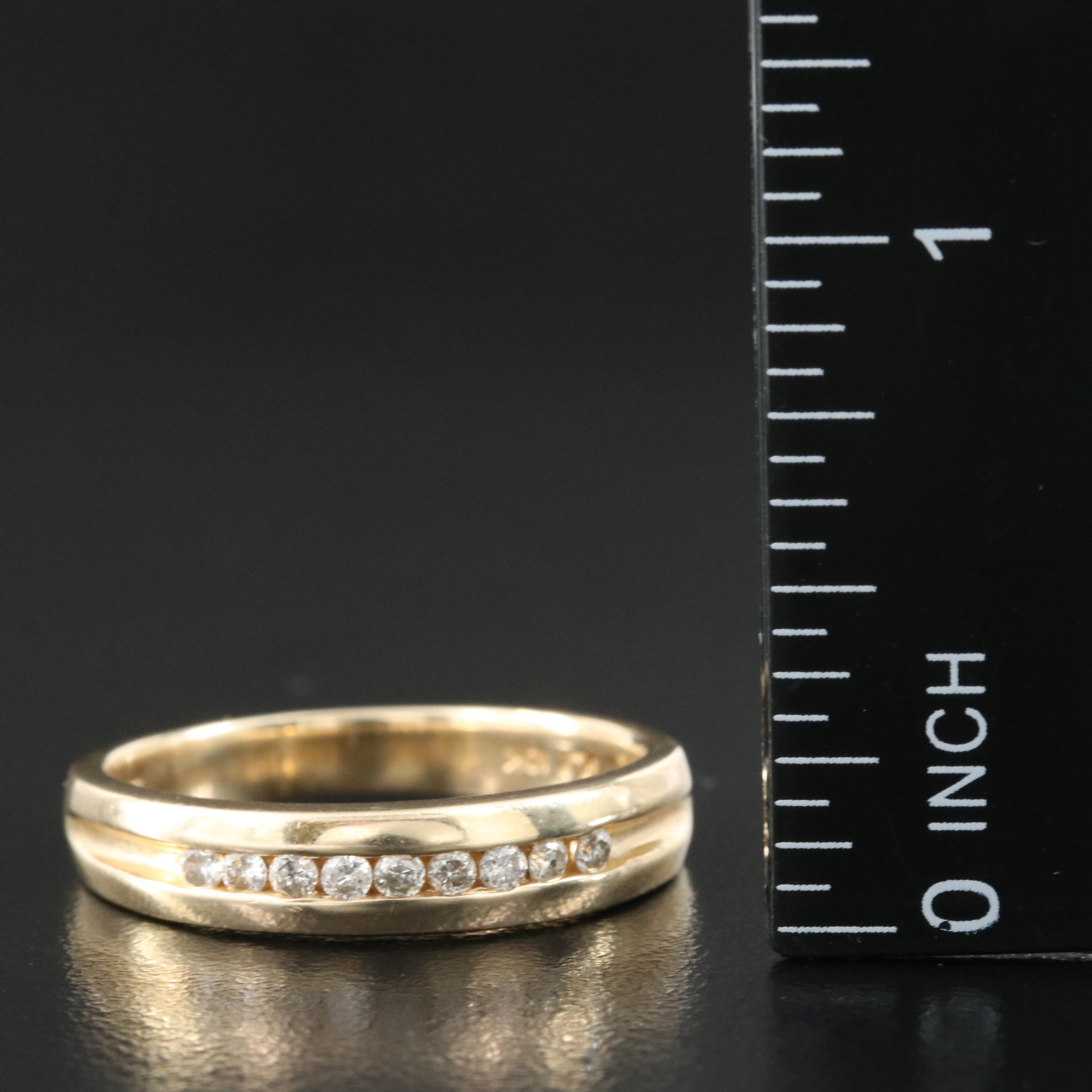 10K 0.24 CTW Diamond Band
