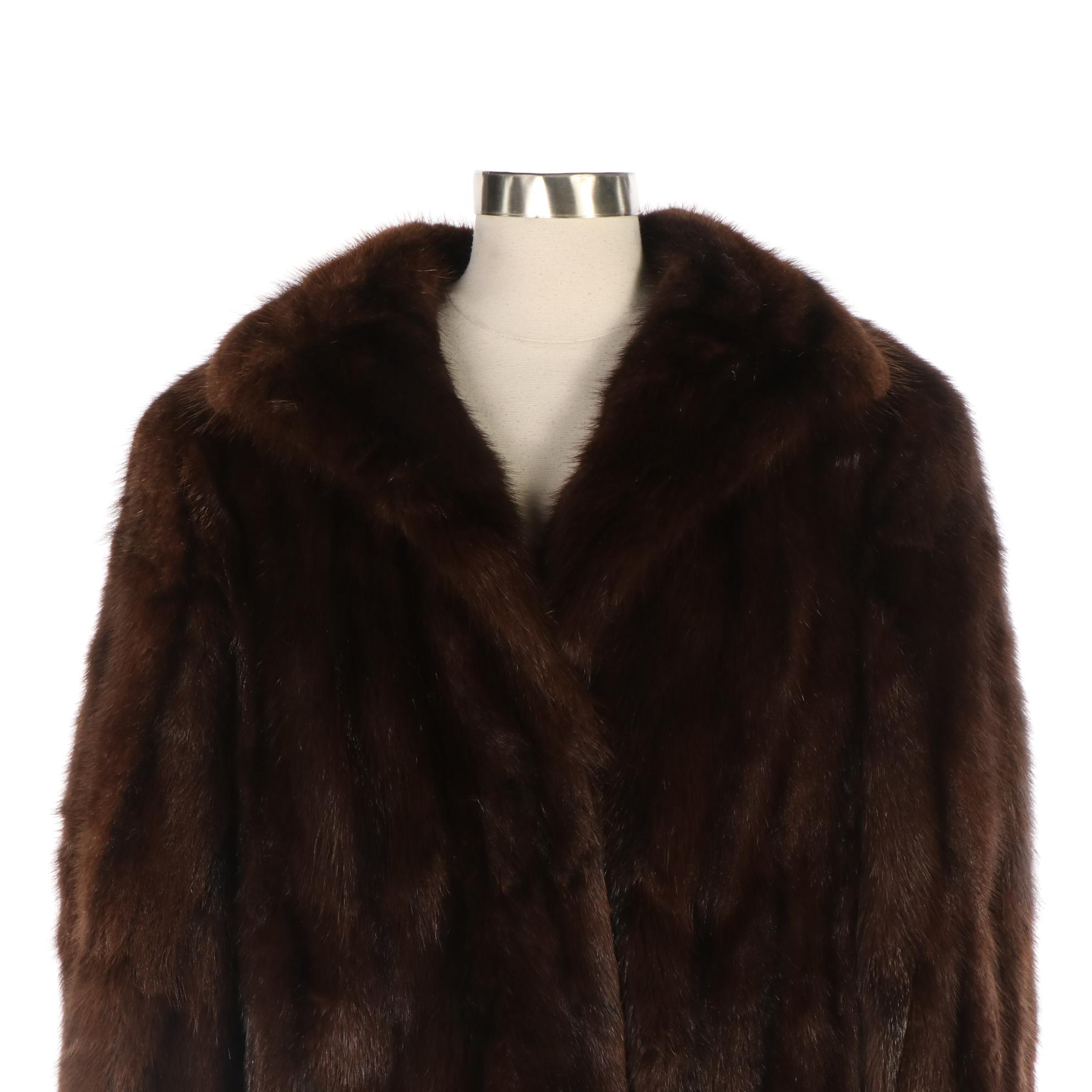 Yudofsky Furriers Beaver Fur Coat