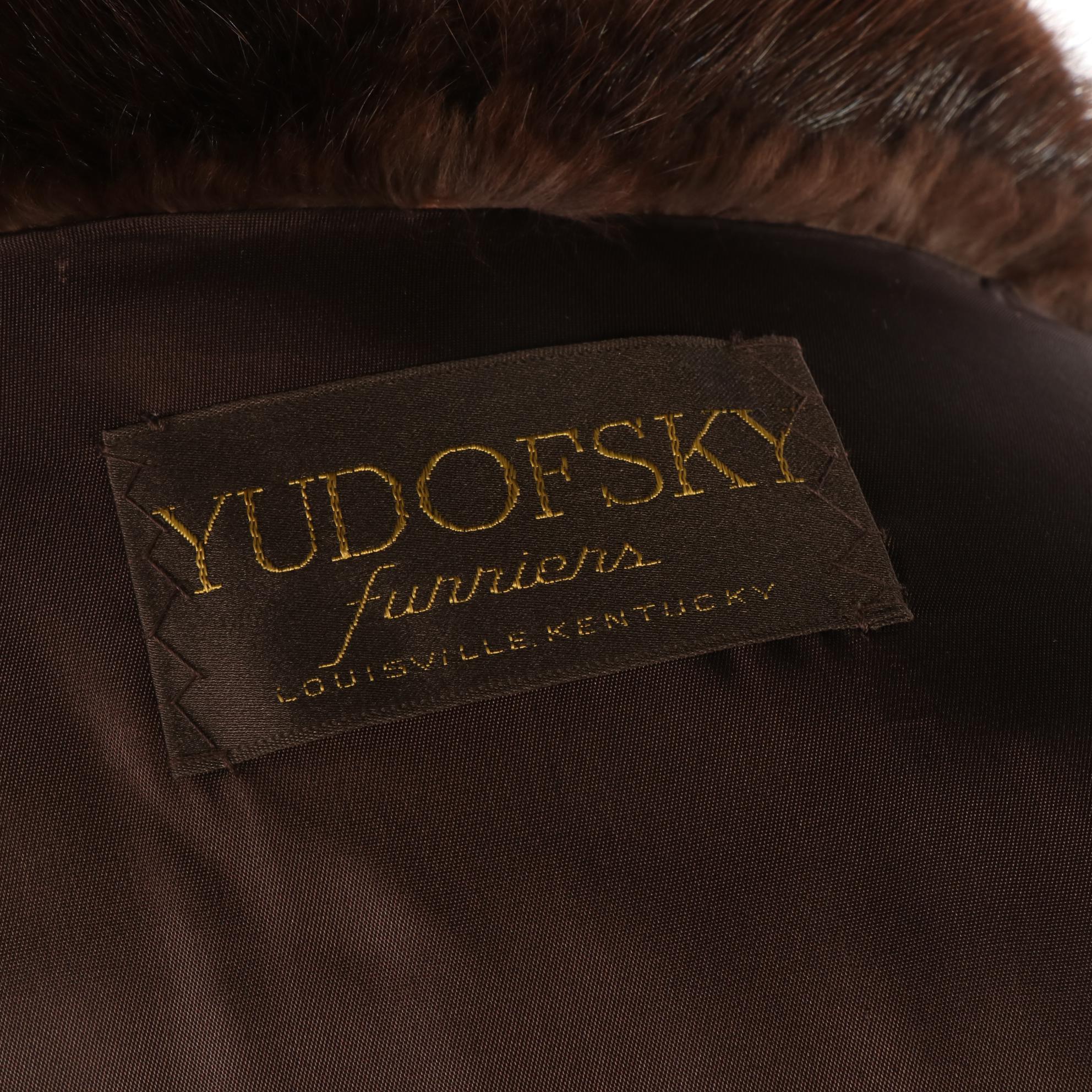 Yudofsky Furriers Beaver Fur Coat