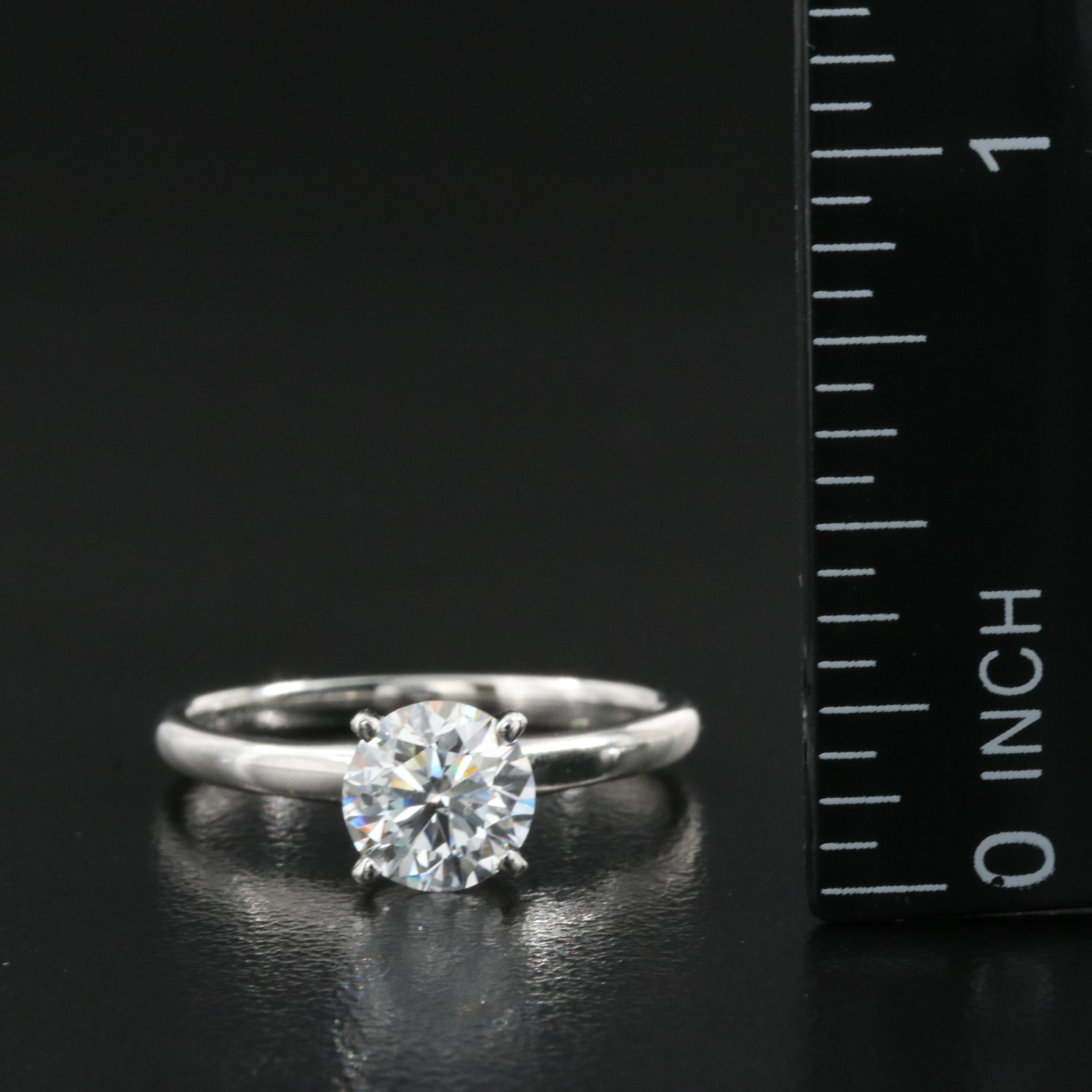 14K 1.13 CT Lab Grown Diamond Solitaire Ring