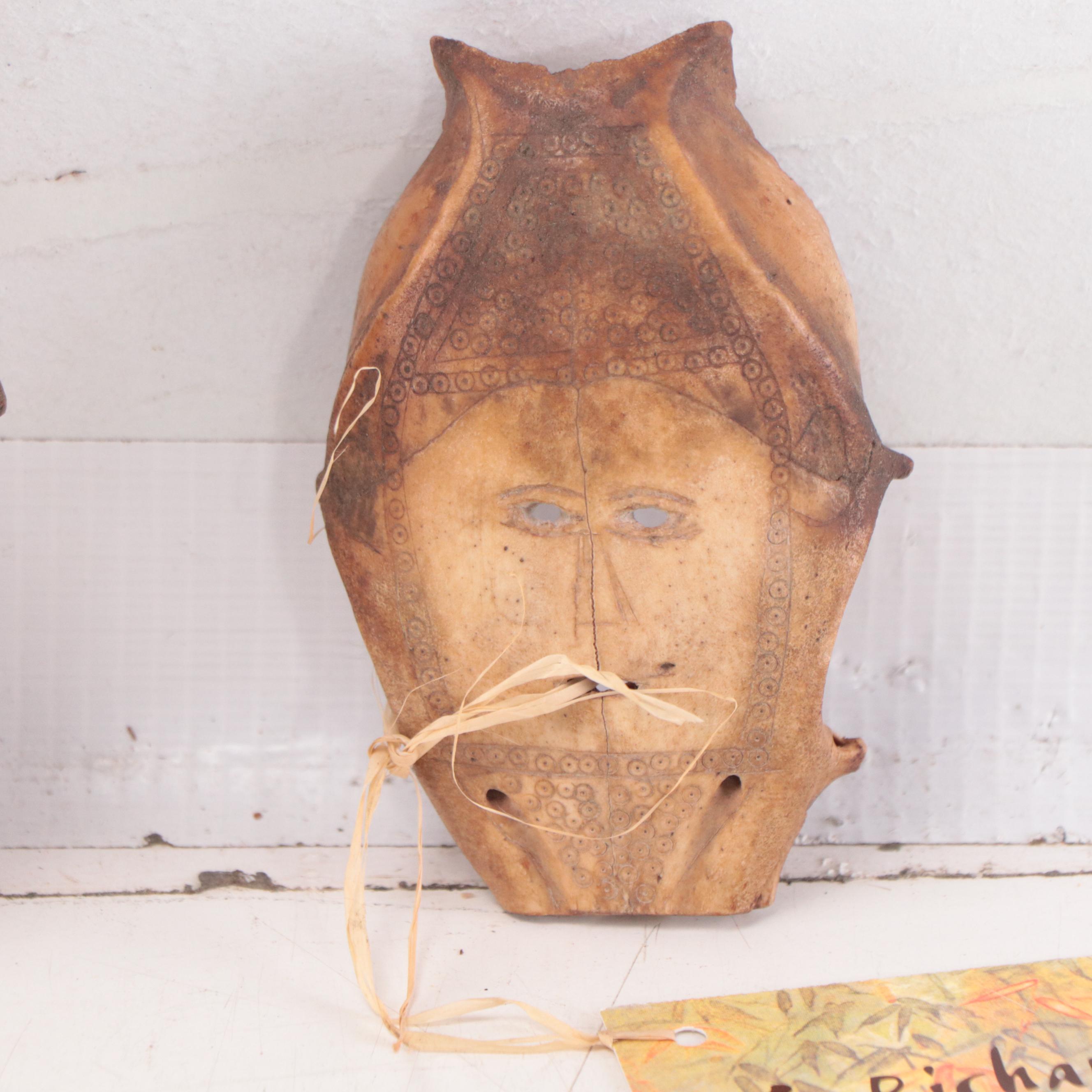 Timor Carved Skull Masks, Mid-20th Century