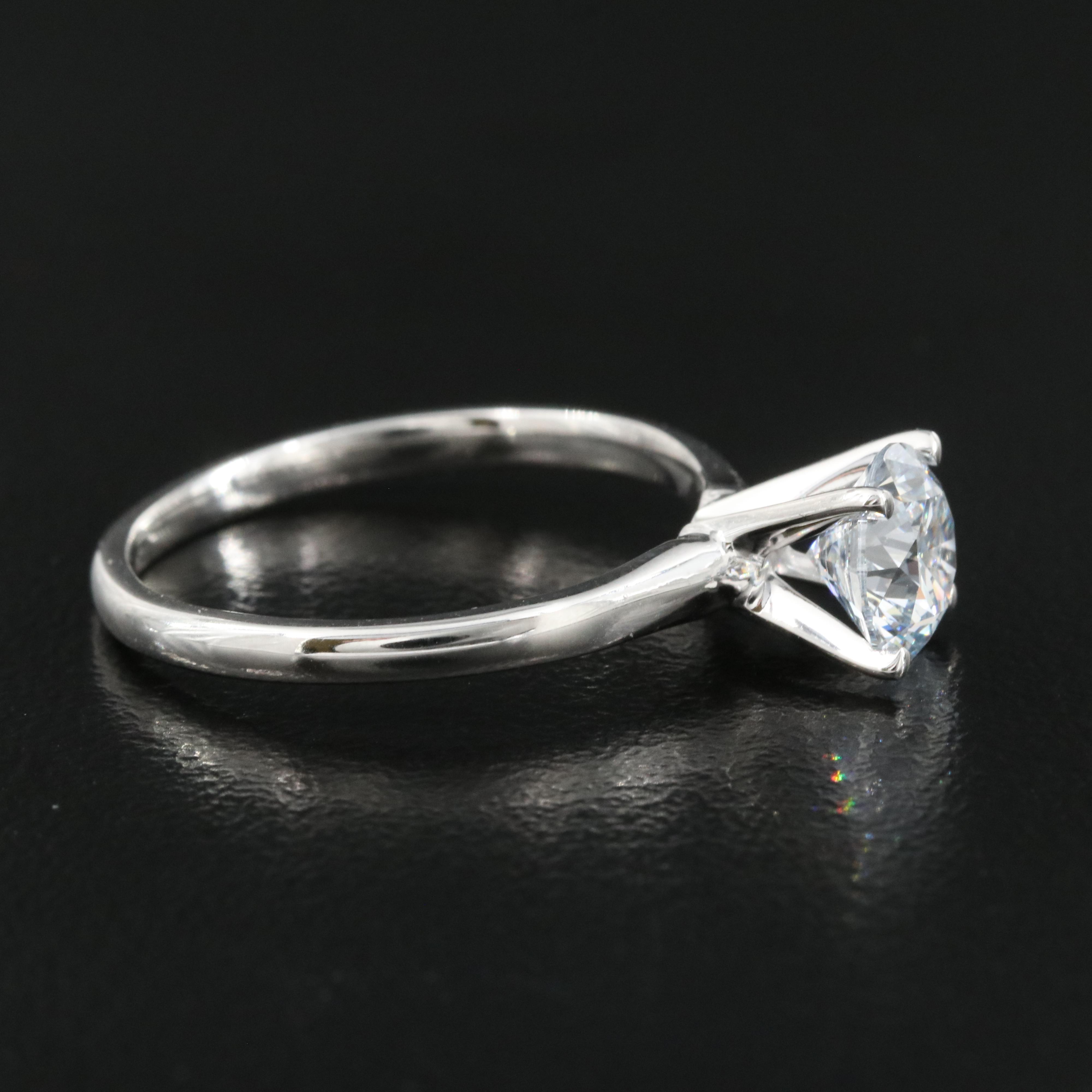 14K 1.13 CT Lab Grown Diamond Solitaire Ring