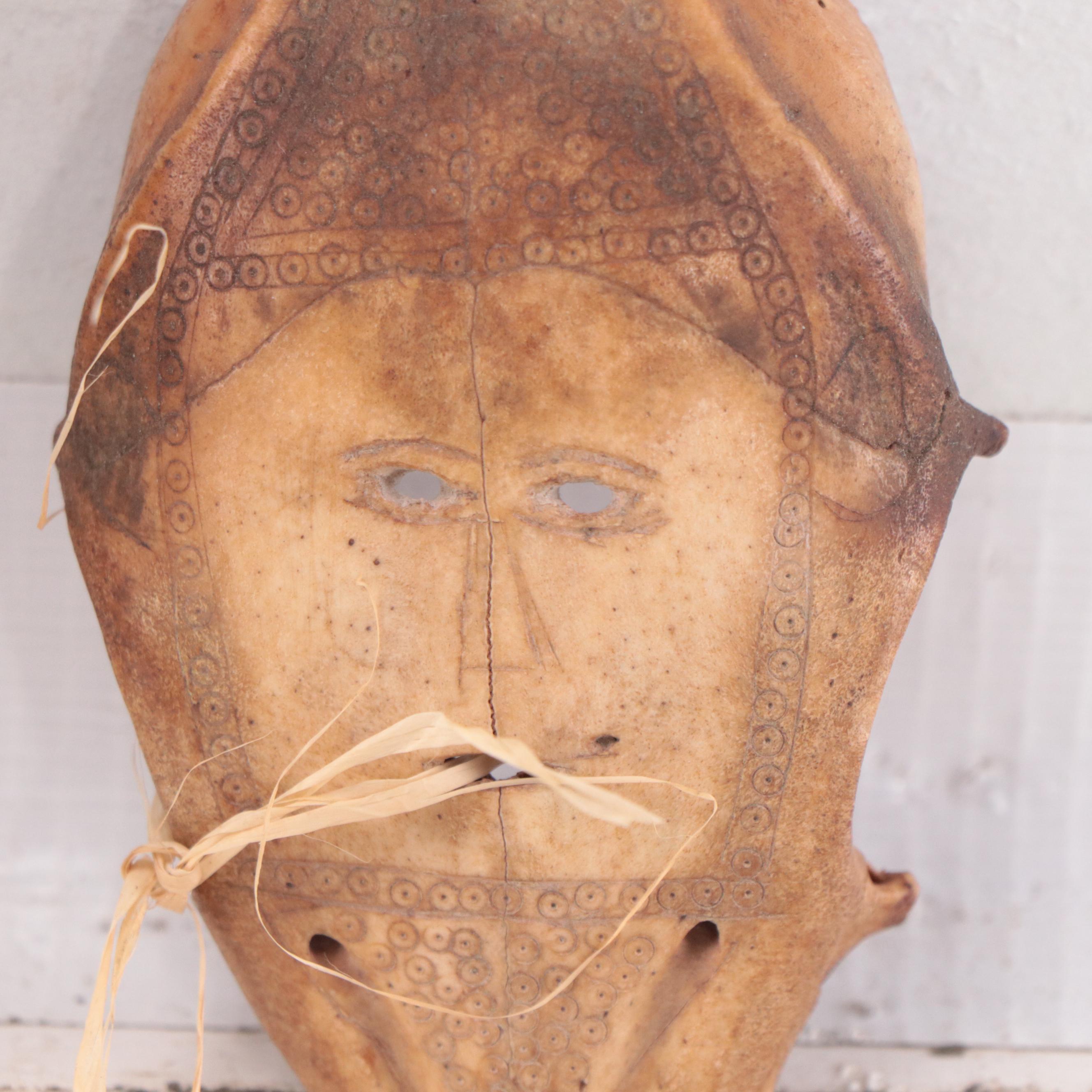 Timor Carved Skull Masks, Mid-20th Century