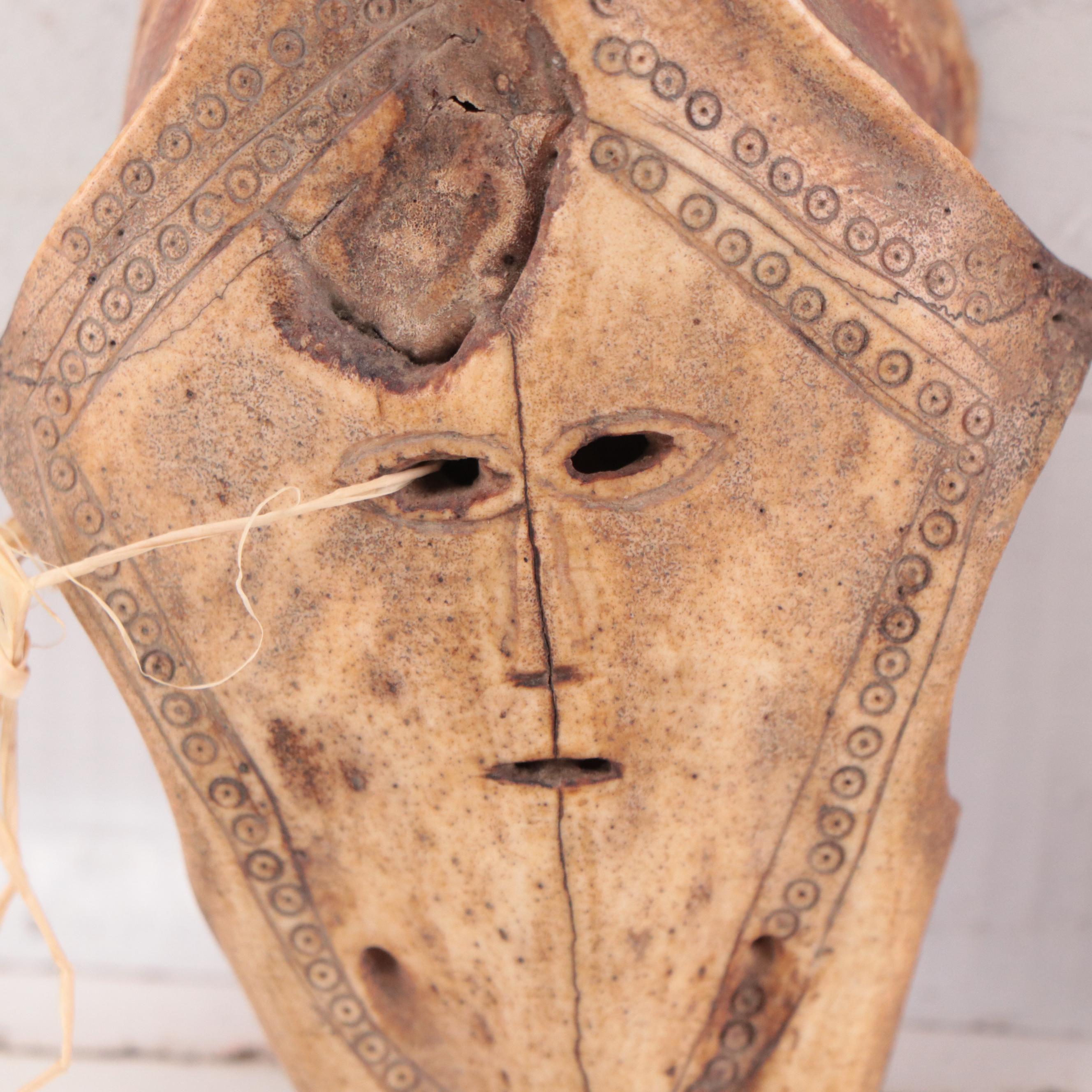 Timor Carved Skull Masks, Mid-20th Century