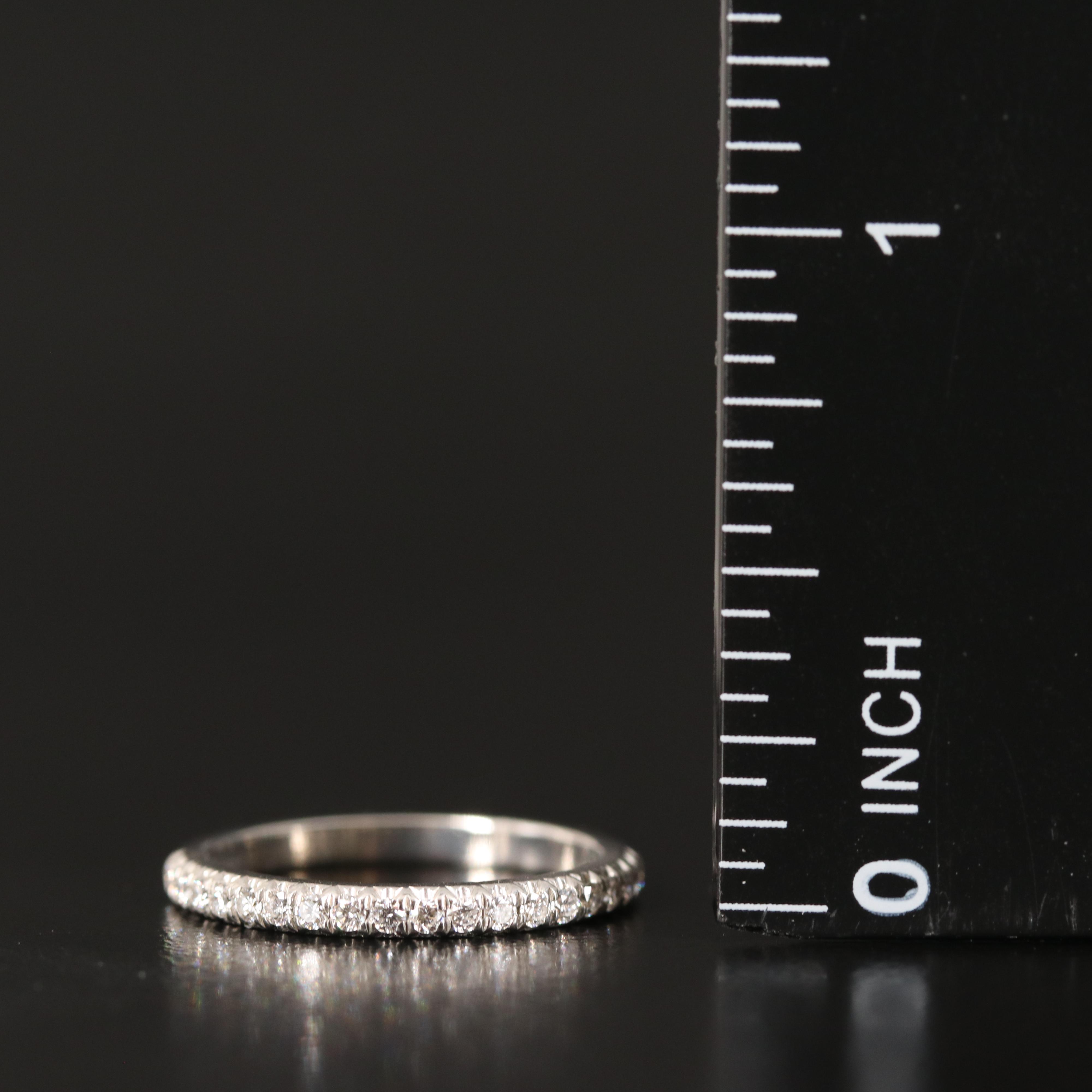 Tiffany & Co. "Soleste" Platinum 0.30 CTW Diamond Half Eternity Ring