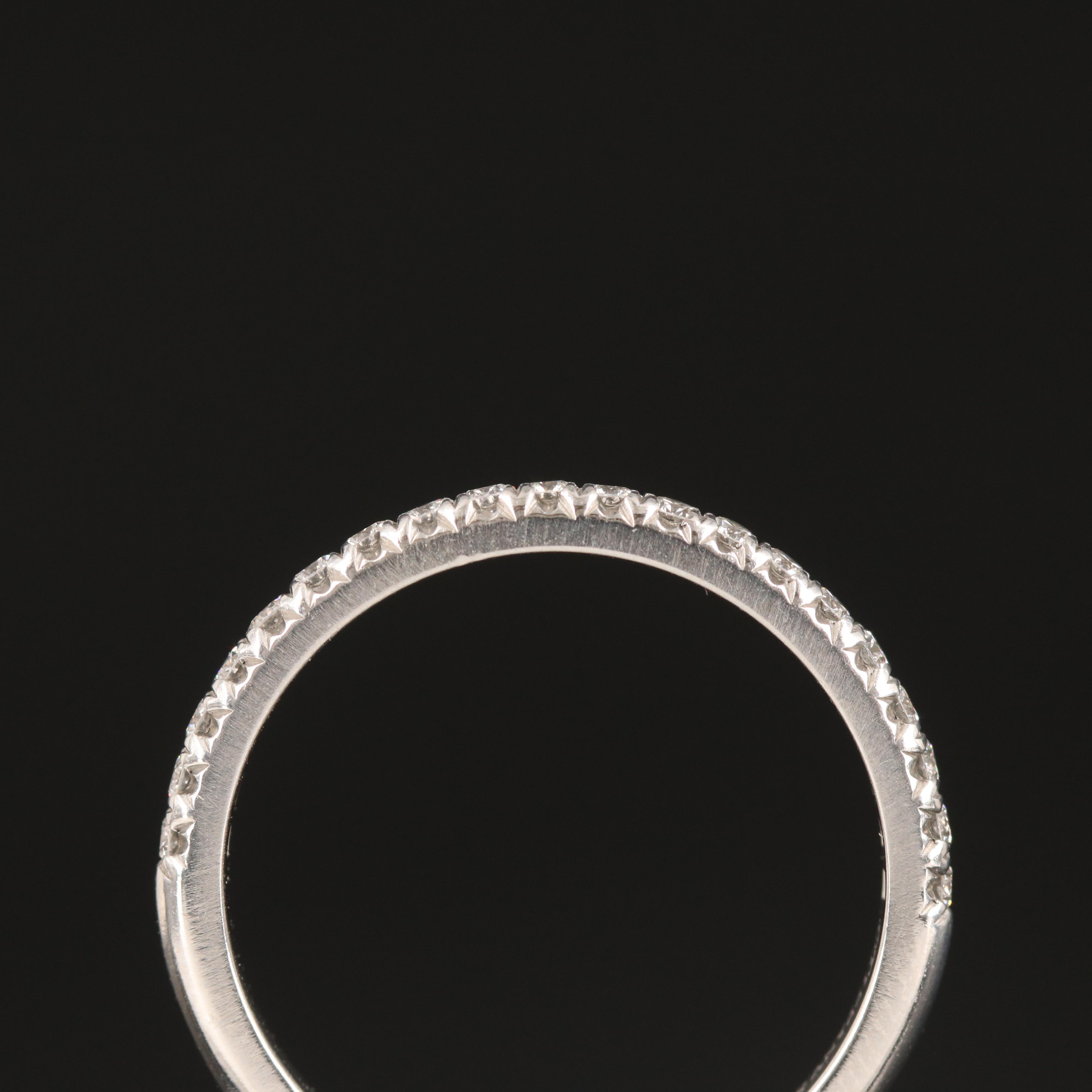 Tiffany & Co. "Soleste" Platinum 0.30 CTW Diamond Half Eternity Ring