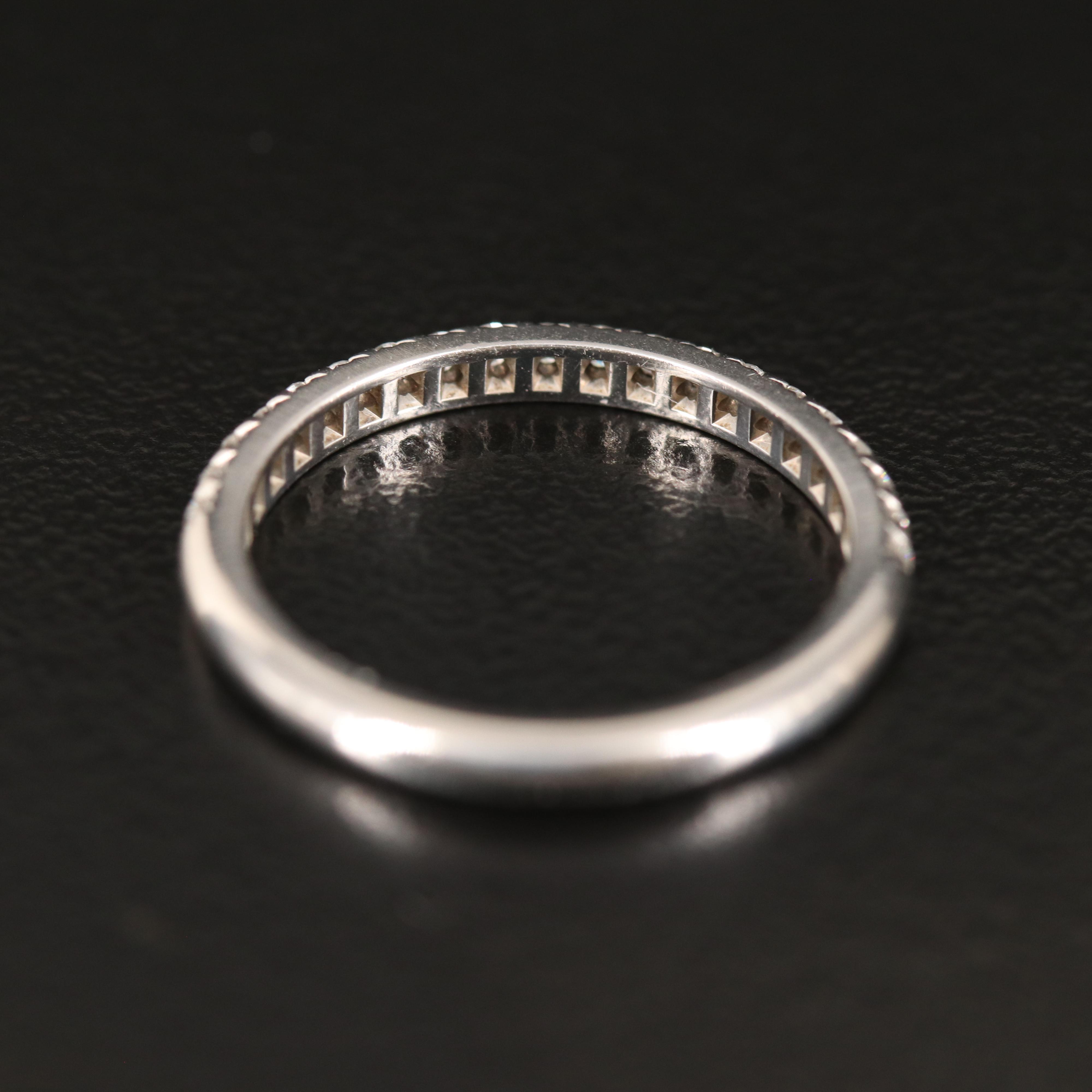 Tiffany & Co. "Soleste" Platinum 0.30 CTW Diamond Half Eternity Ring