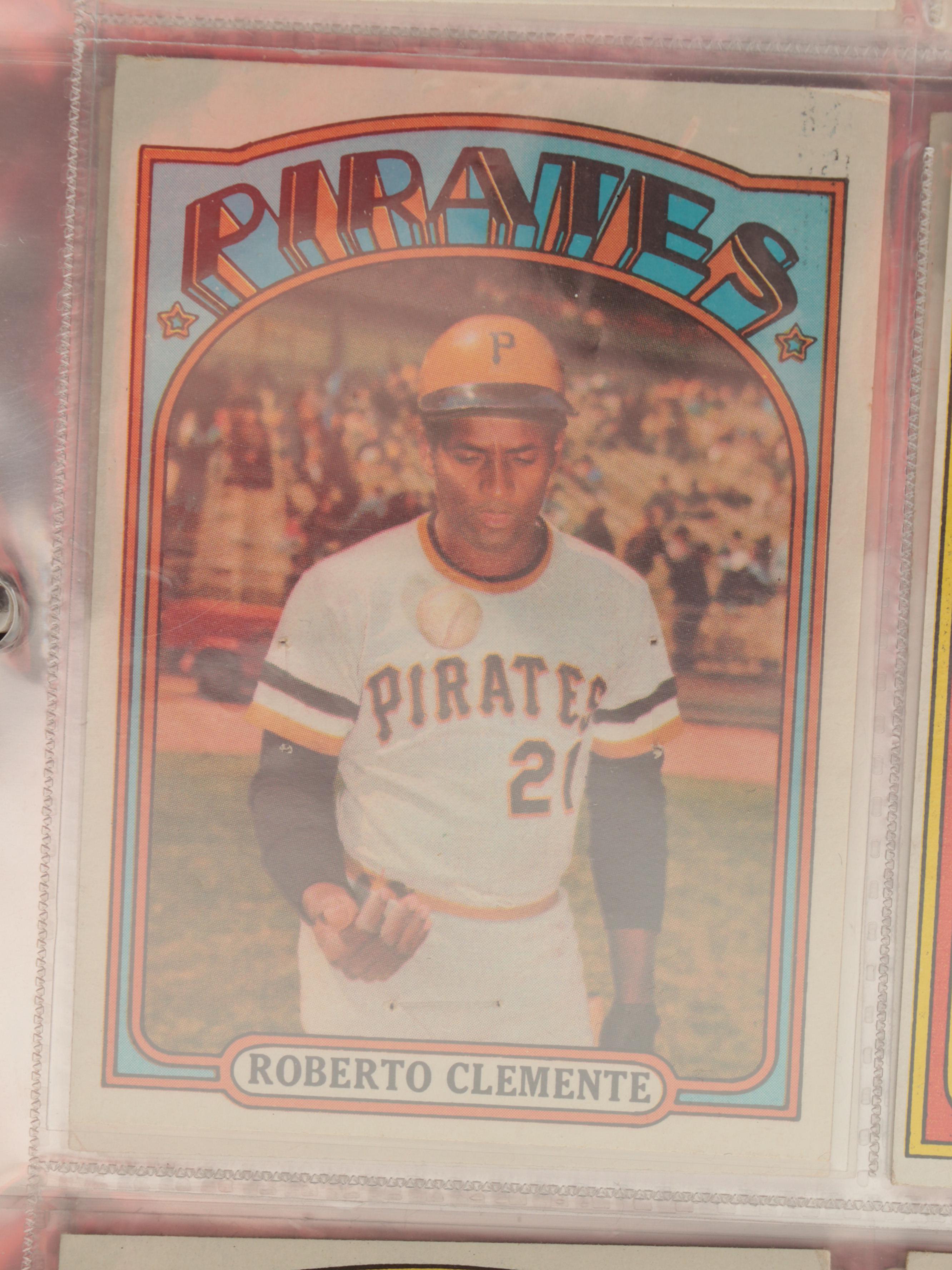 1972 Topps Baseball Cards Complete Set Including Carlton Fisk Rookie