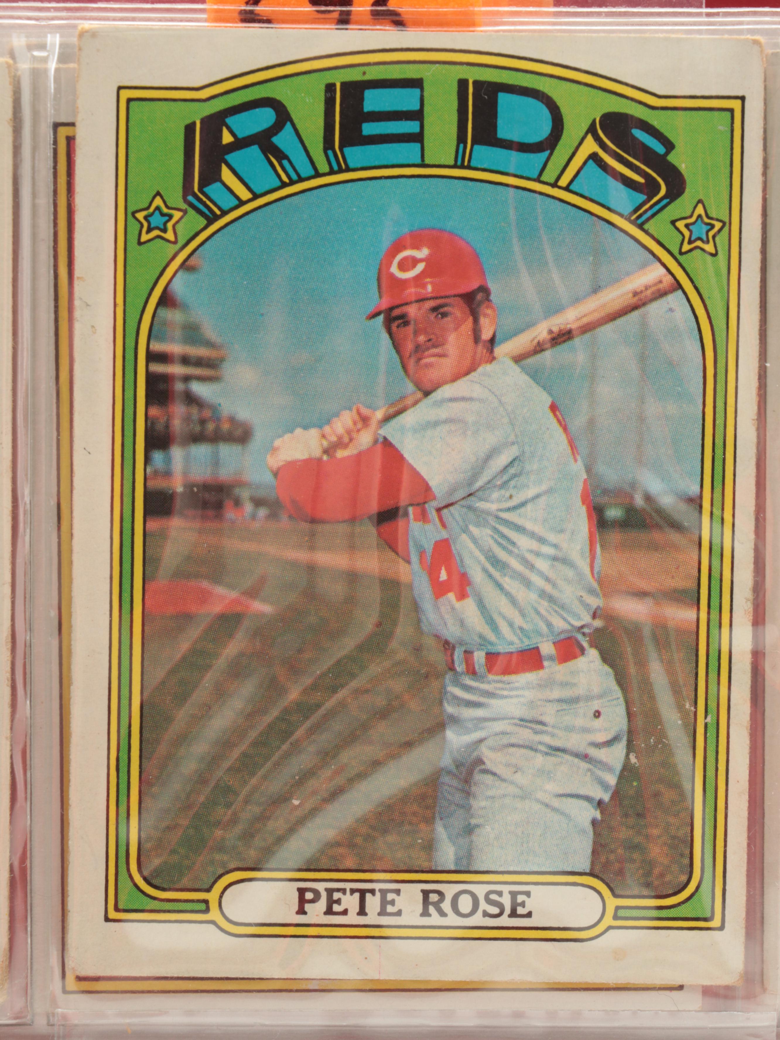 1972 Topps Baseball Cards Complete Set Including Carlton Fisk Rookie