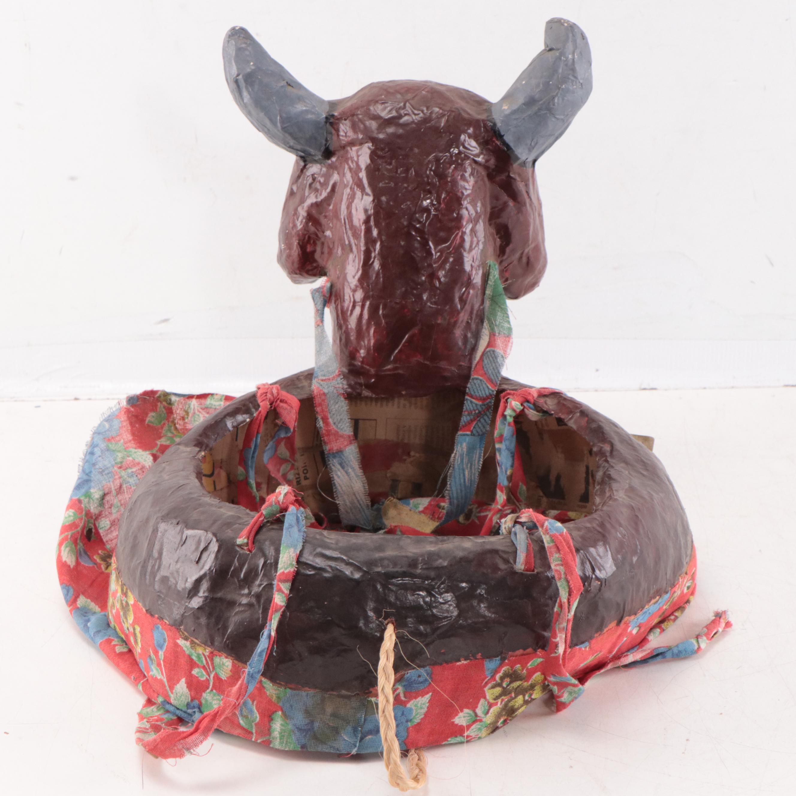 Brazilian Papier-Mâché Child's Folk Dance Costume, Late 20th Century