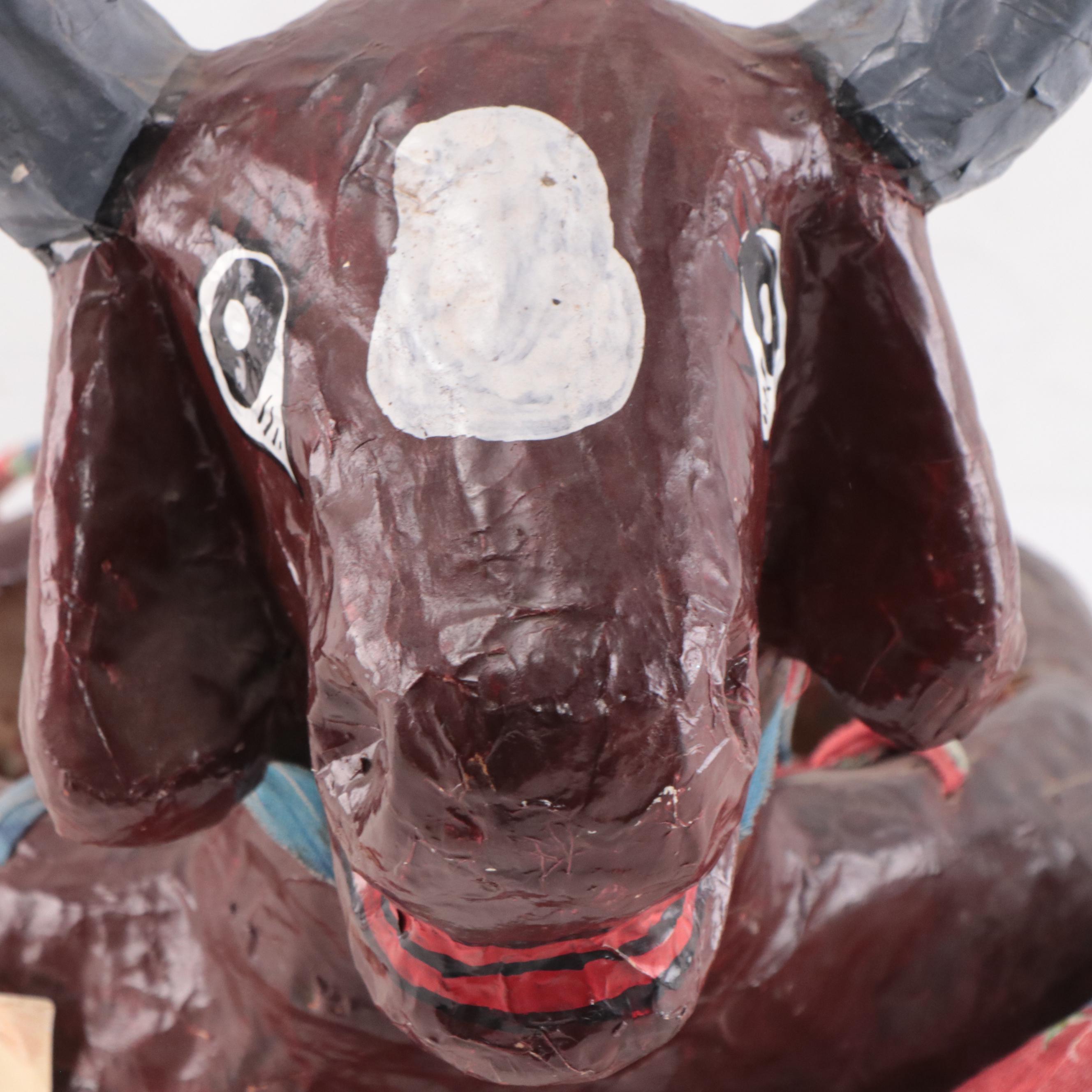 Brazilian Papier-Mâché Child's Folk Dance Costume, Late 20th Century