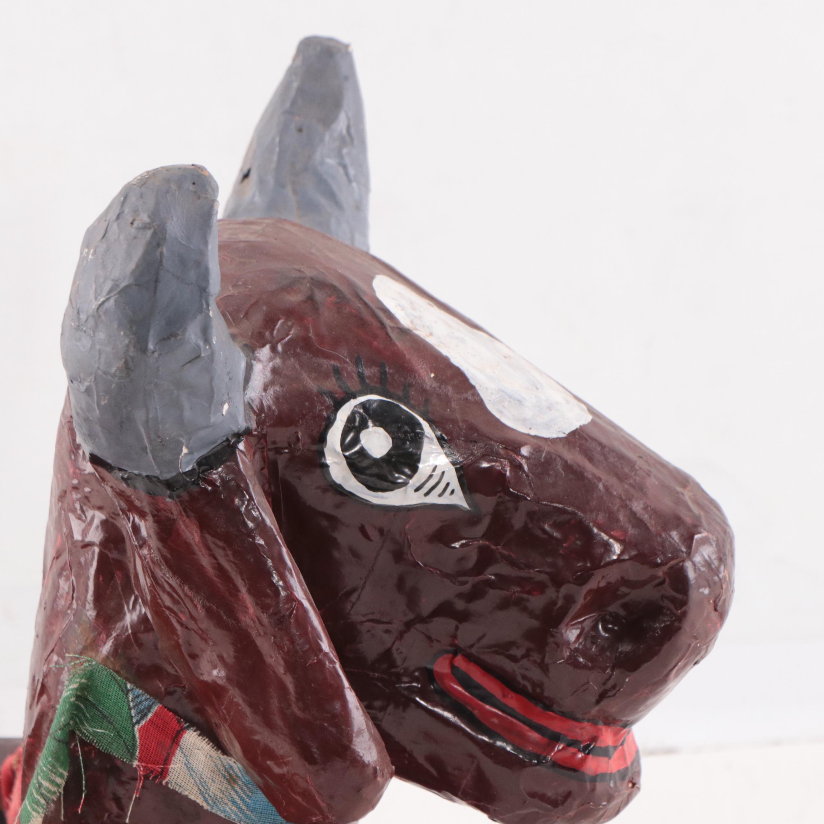 Brazilian Papier-Mâché Child's Folk Dance Costume, Late 20th Century