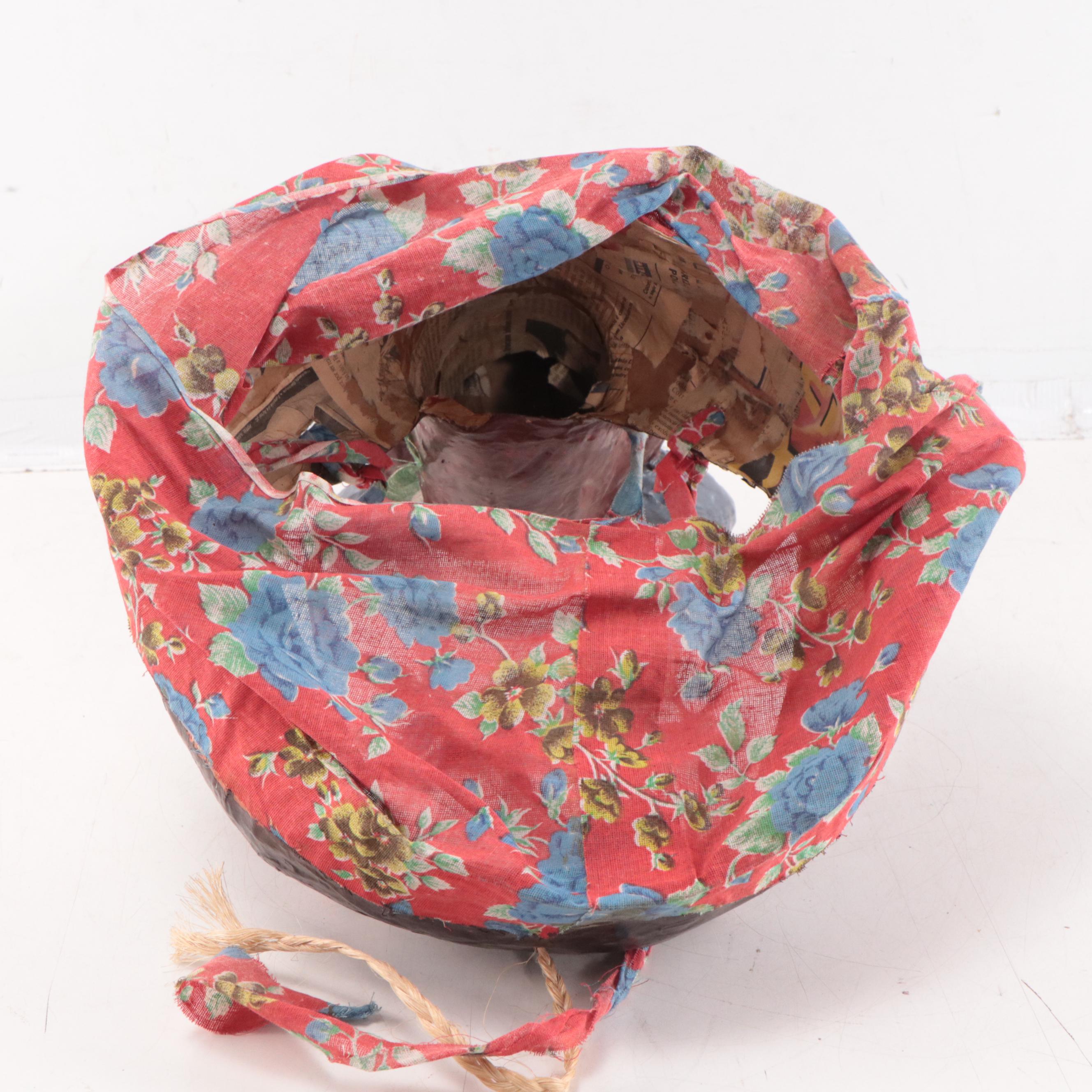 Brazilian Papier-Mâché Child's Folk Dance Costume, Late 20th Century
