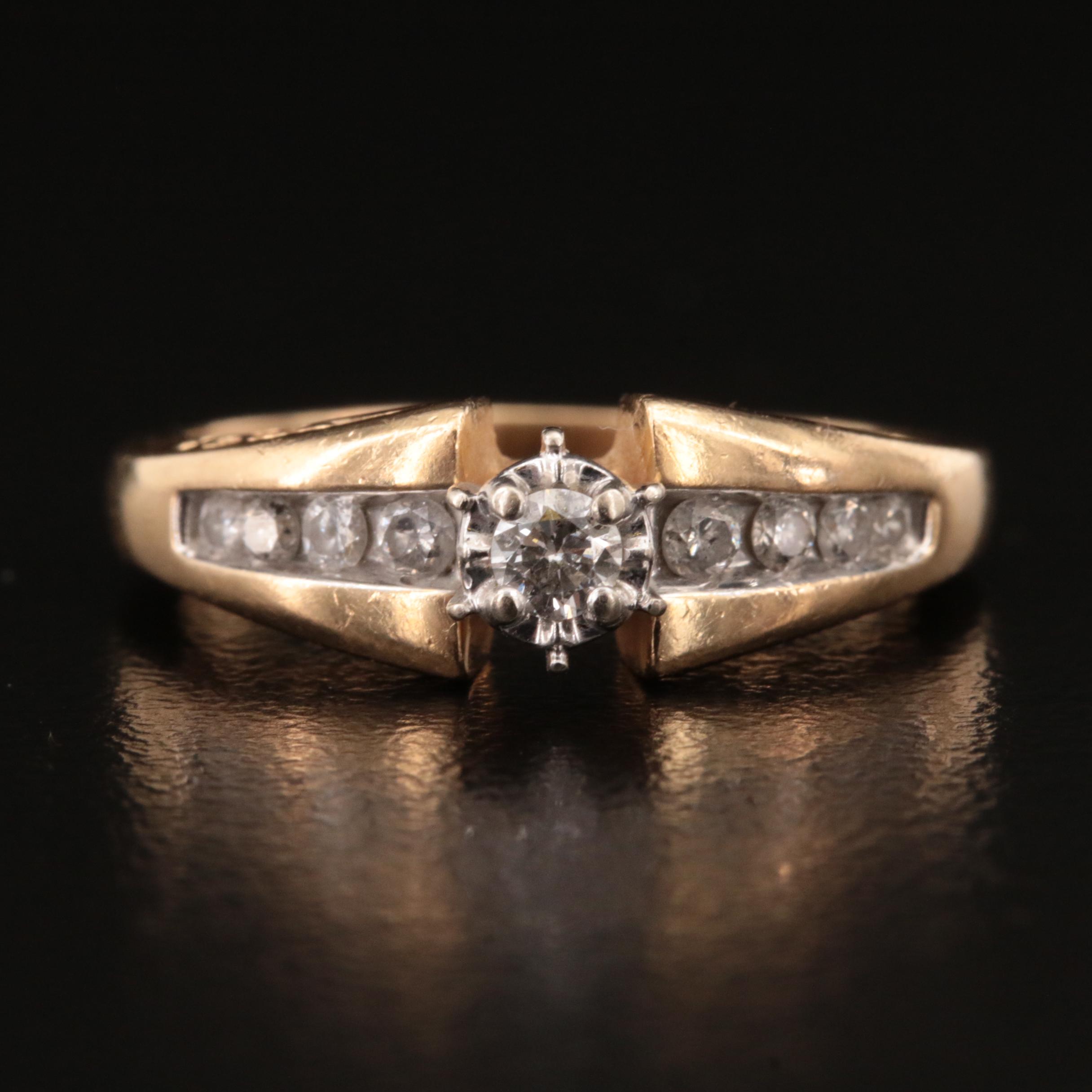 14K 0.28 CTW Diamond Ring
