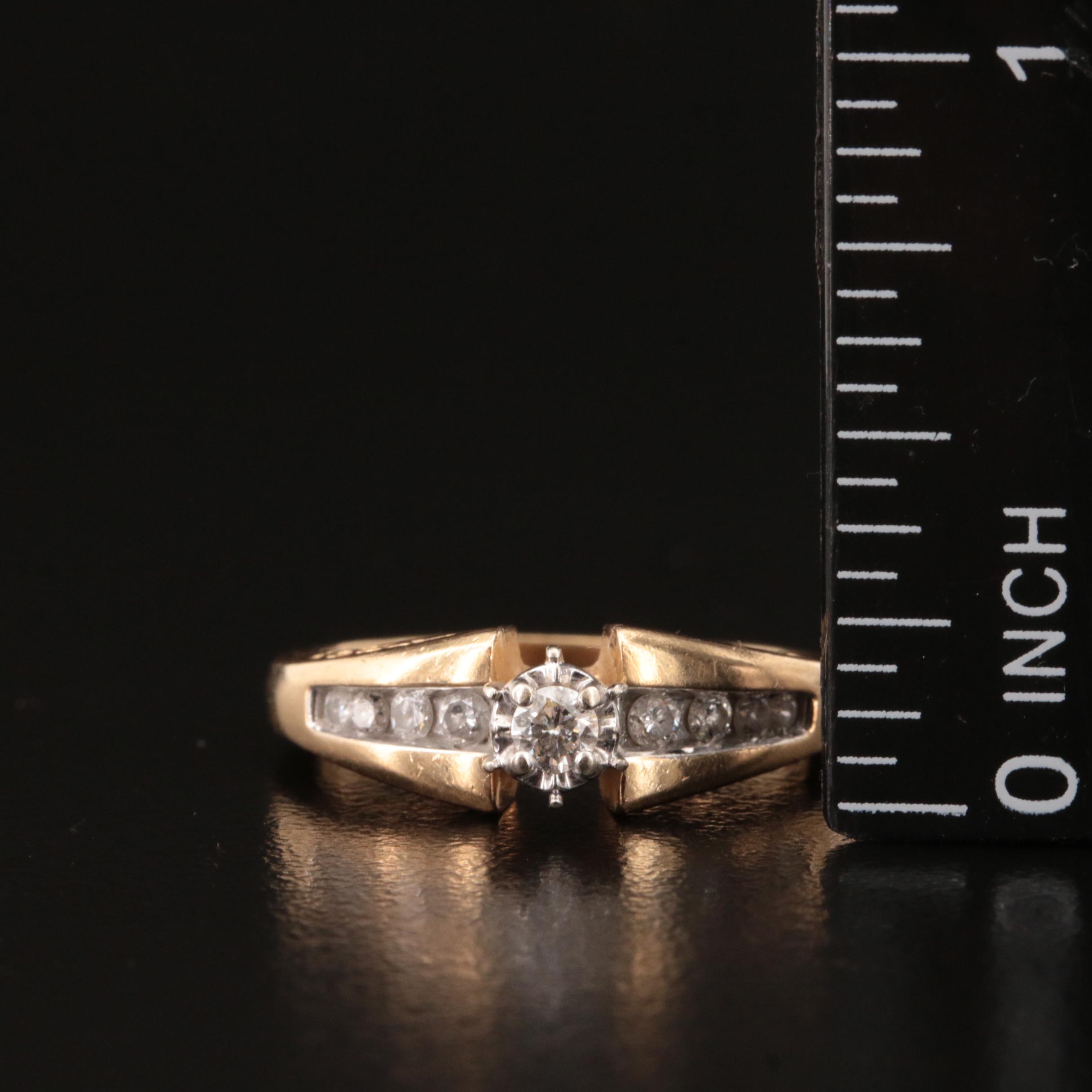 14K 0.28 CTW Diamond Ring