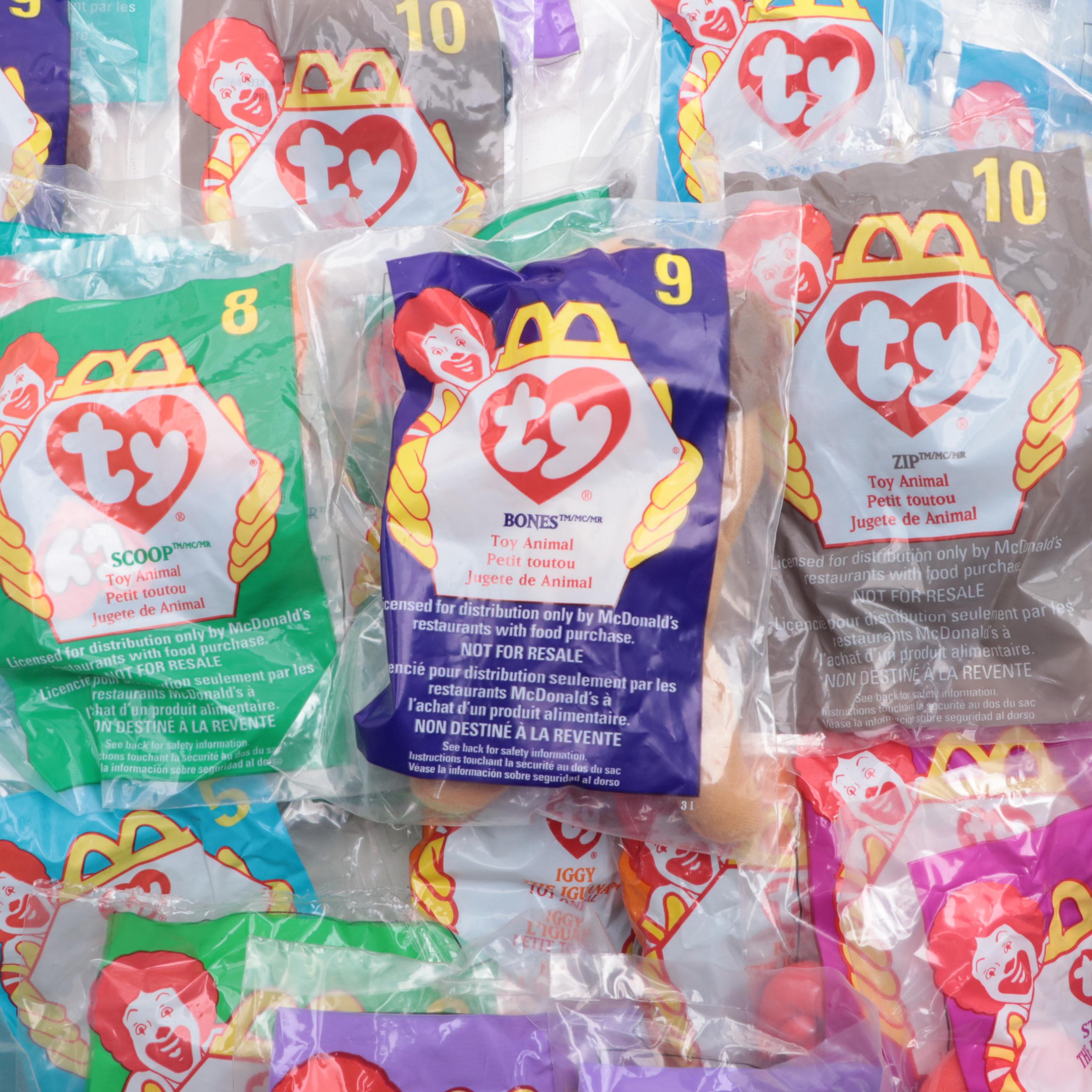 McDonald's Ty Beanie Babies Happy Meal Toys
