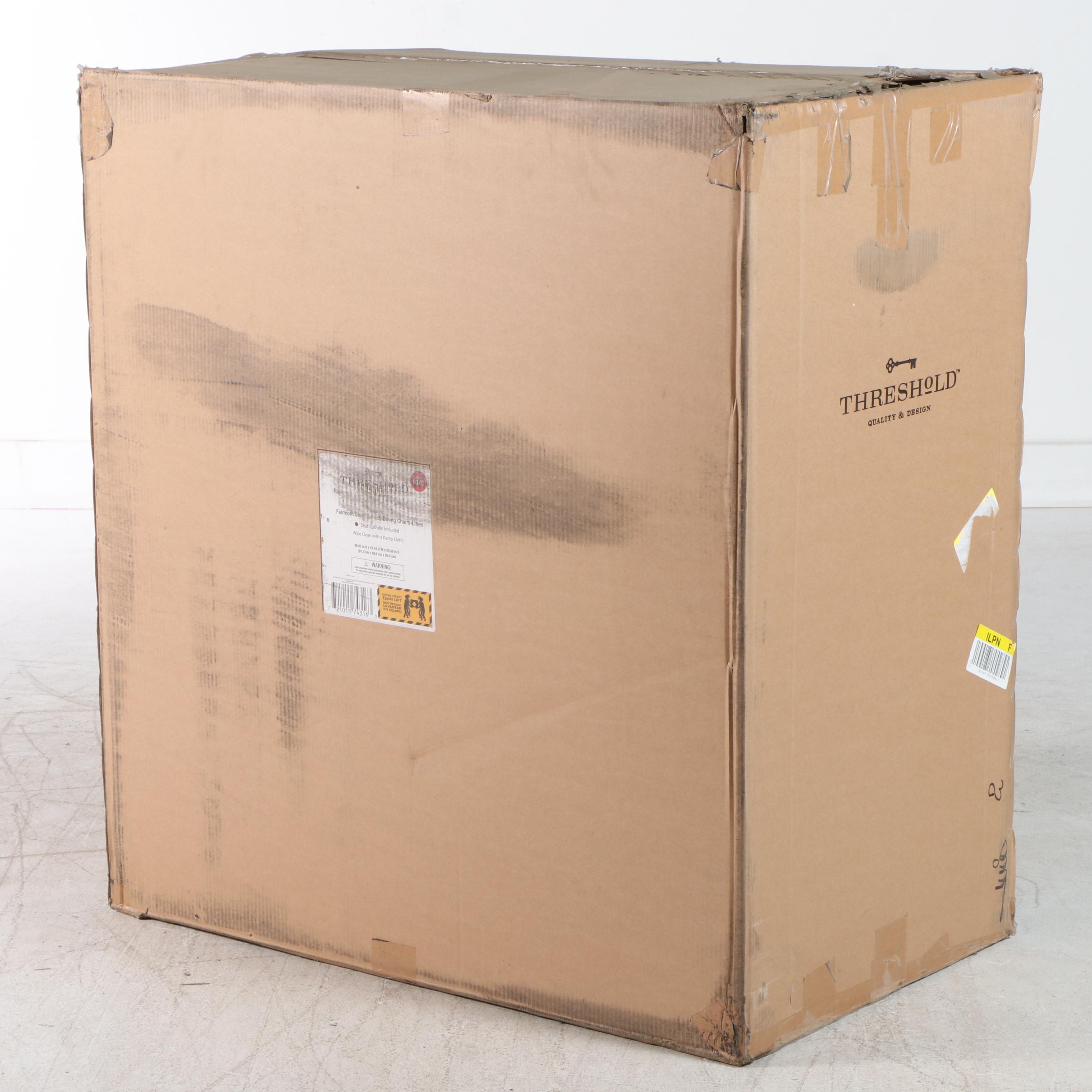 Two Threshold Fairmont Patio Dining Chairs