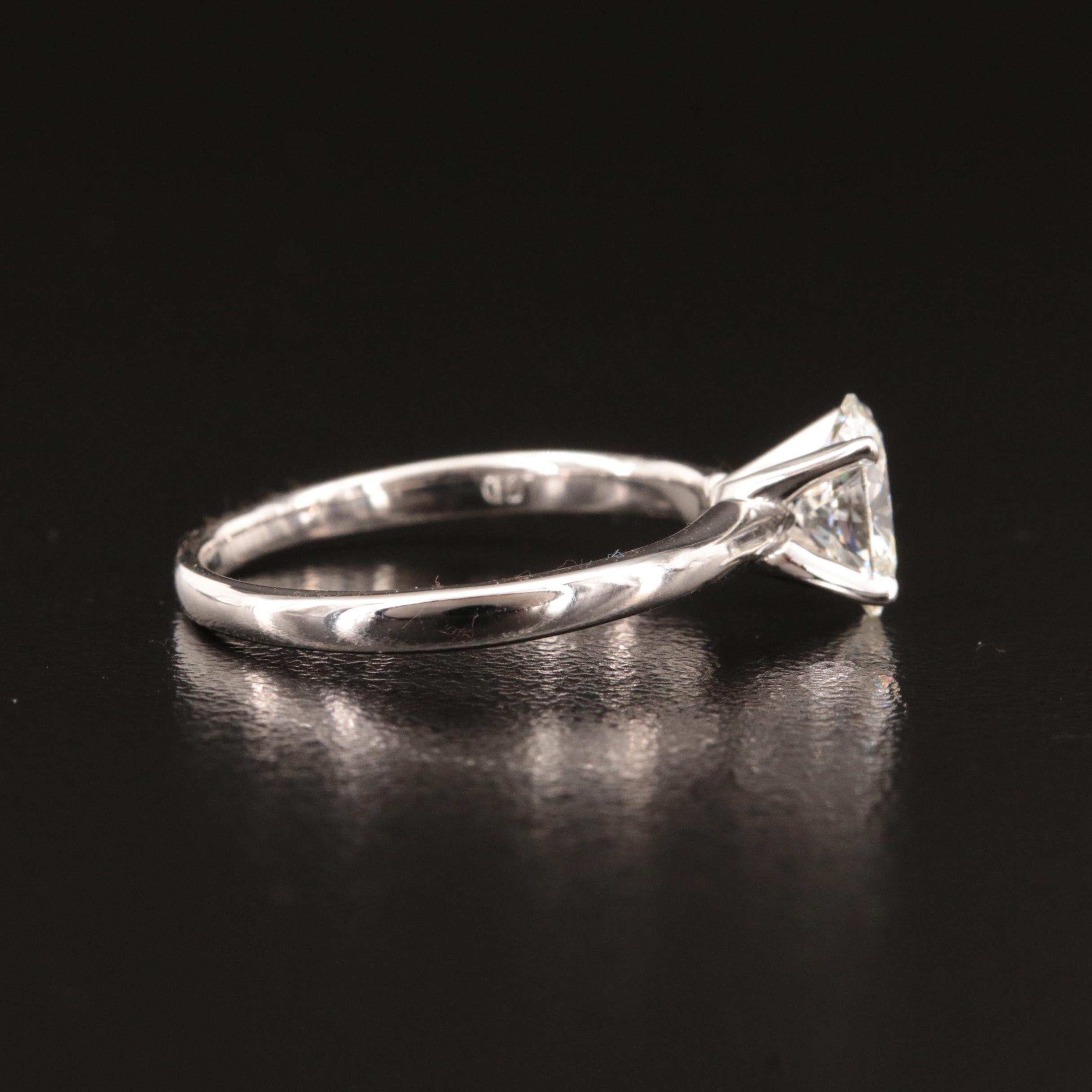 14K 1.00 CT Lab Grown Diamond Solitaire Ring
