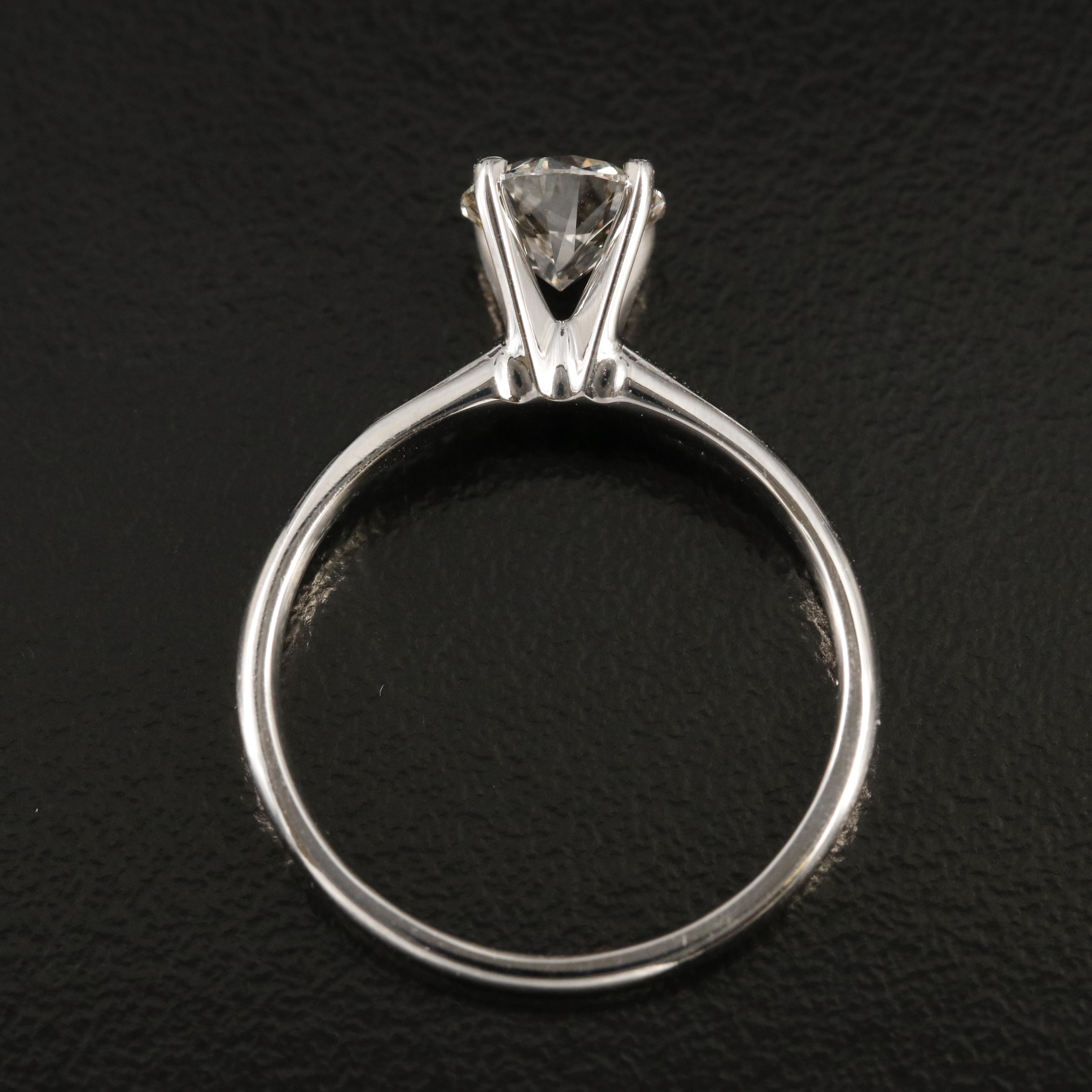 14K 1.01 CT Lab Grown Diamond Solitaire Ring