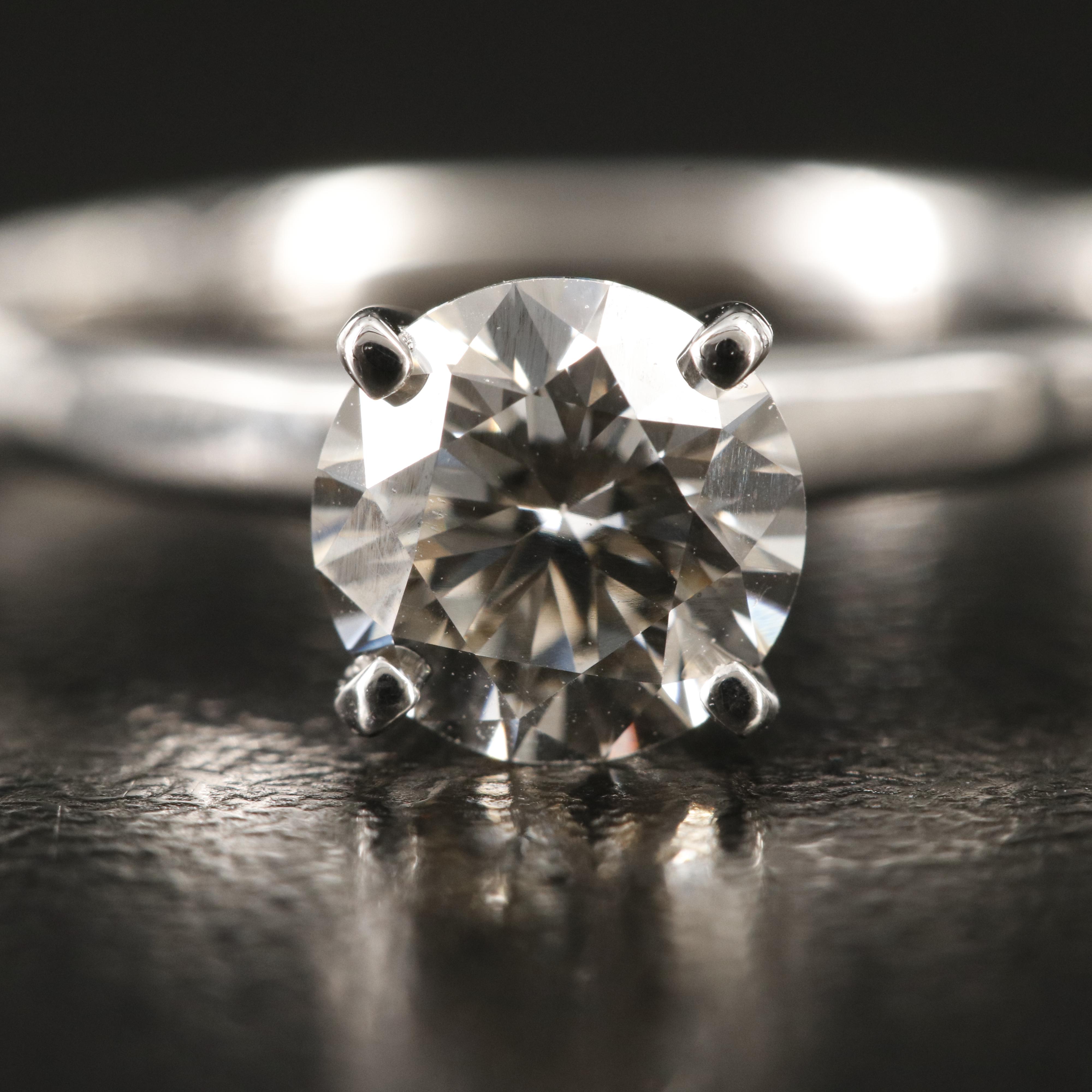 14K 1.01 CT Lab Grown Diamond Solitaire Ring