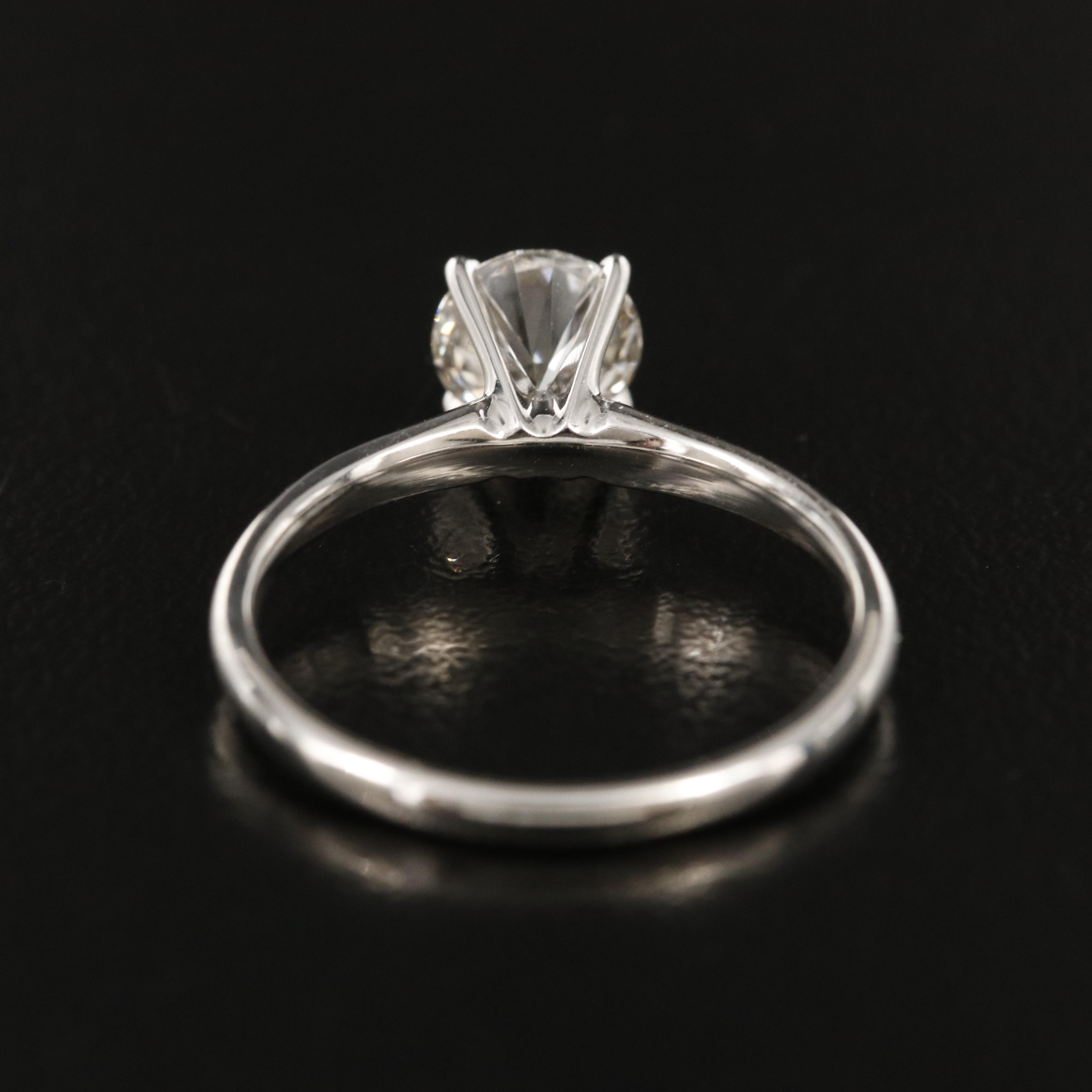 14K 1.01 CT Lab Grown Diamond Solitaire Ring