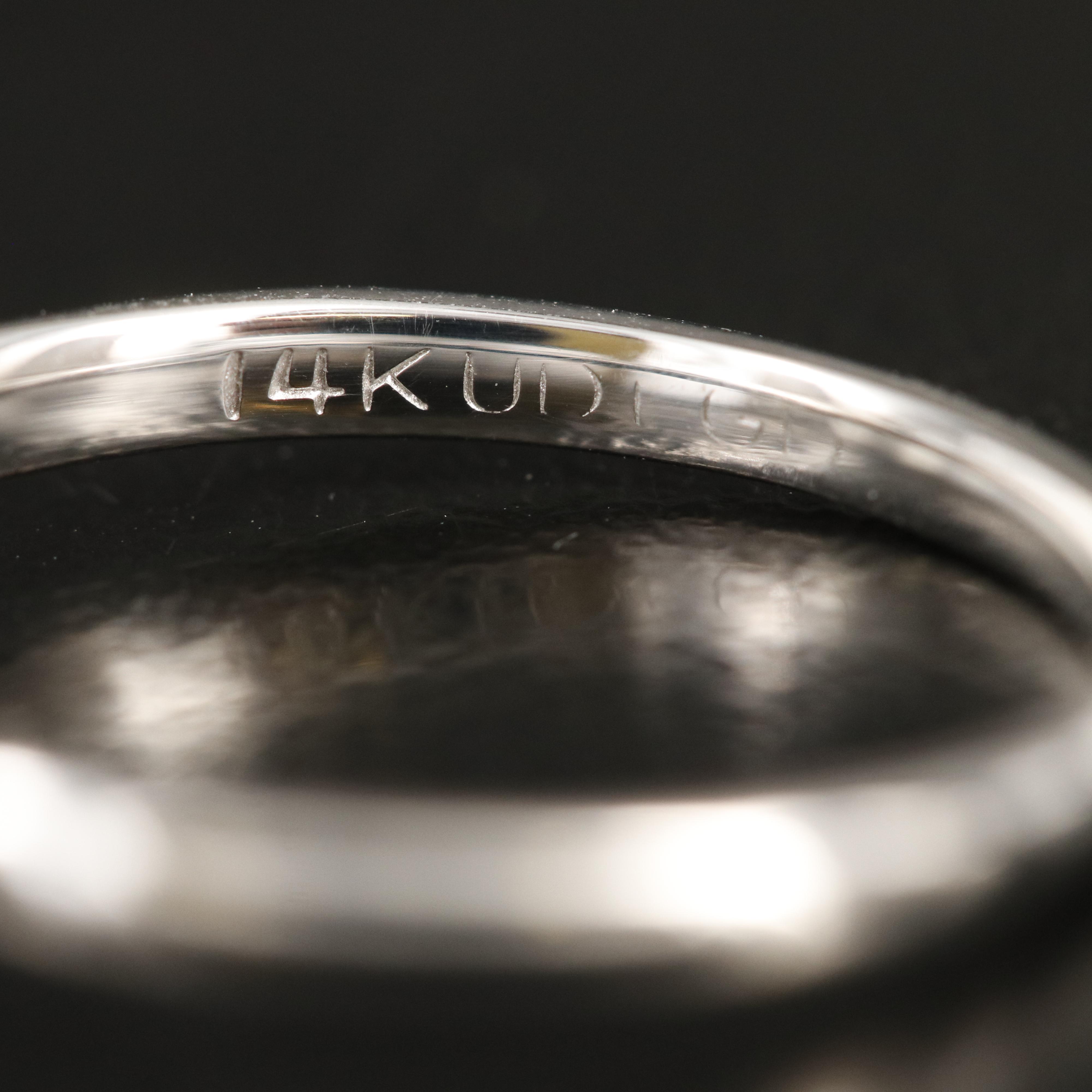 14K 1.01 CT Lab Grown Diamond Solitaire Ring