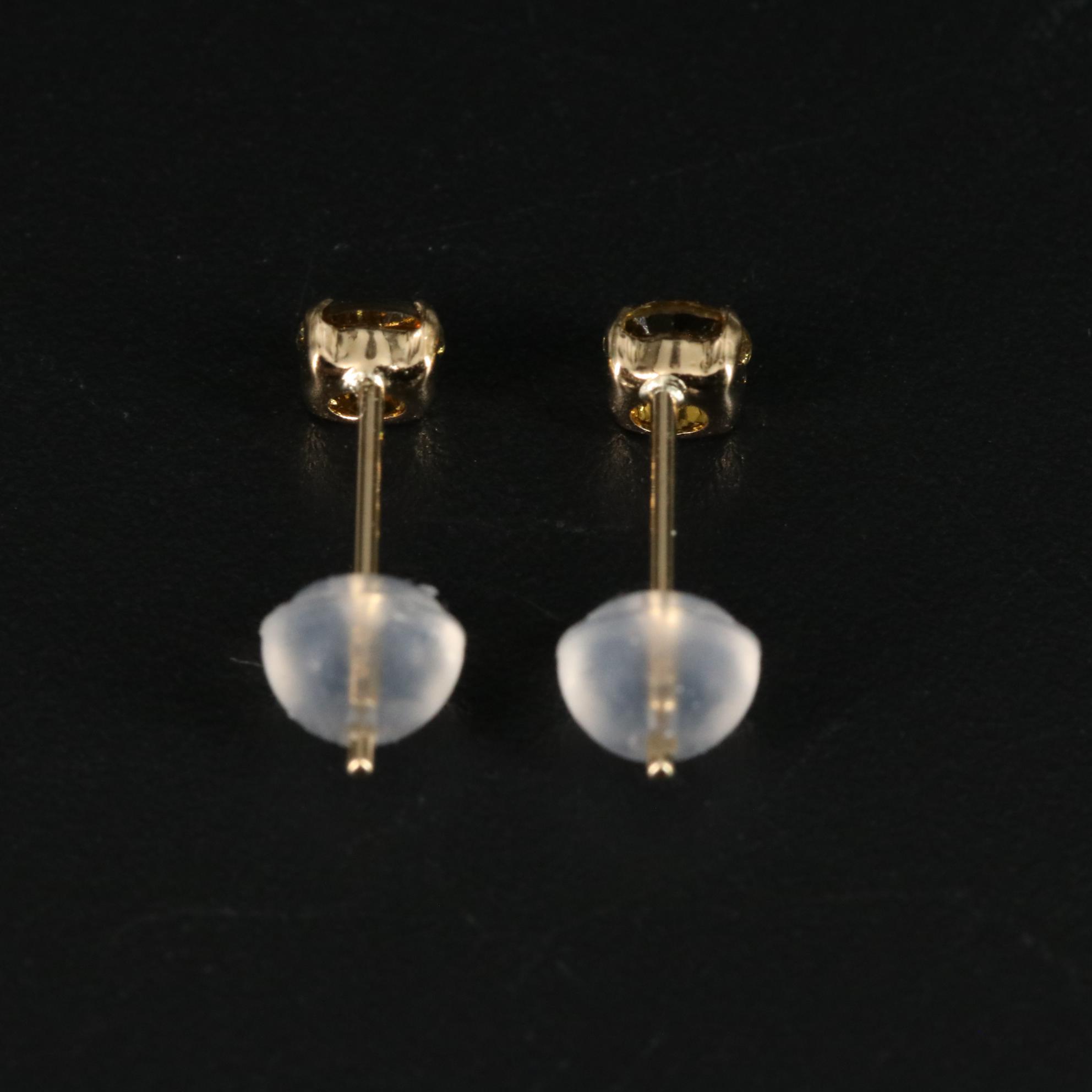 18K 0.40 CTW Chrysoberyl Earrings