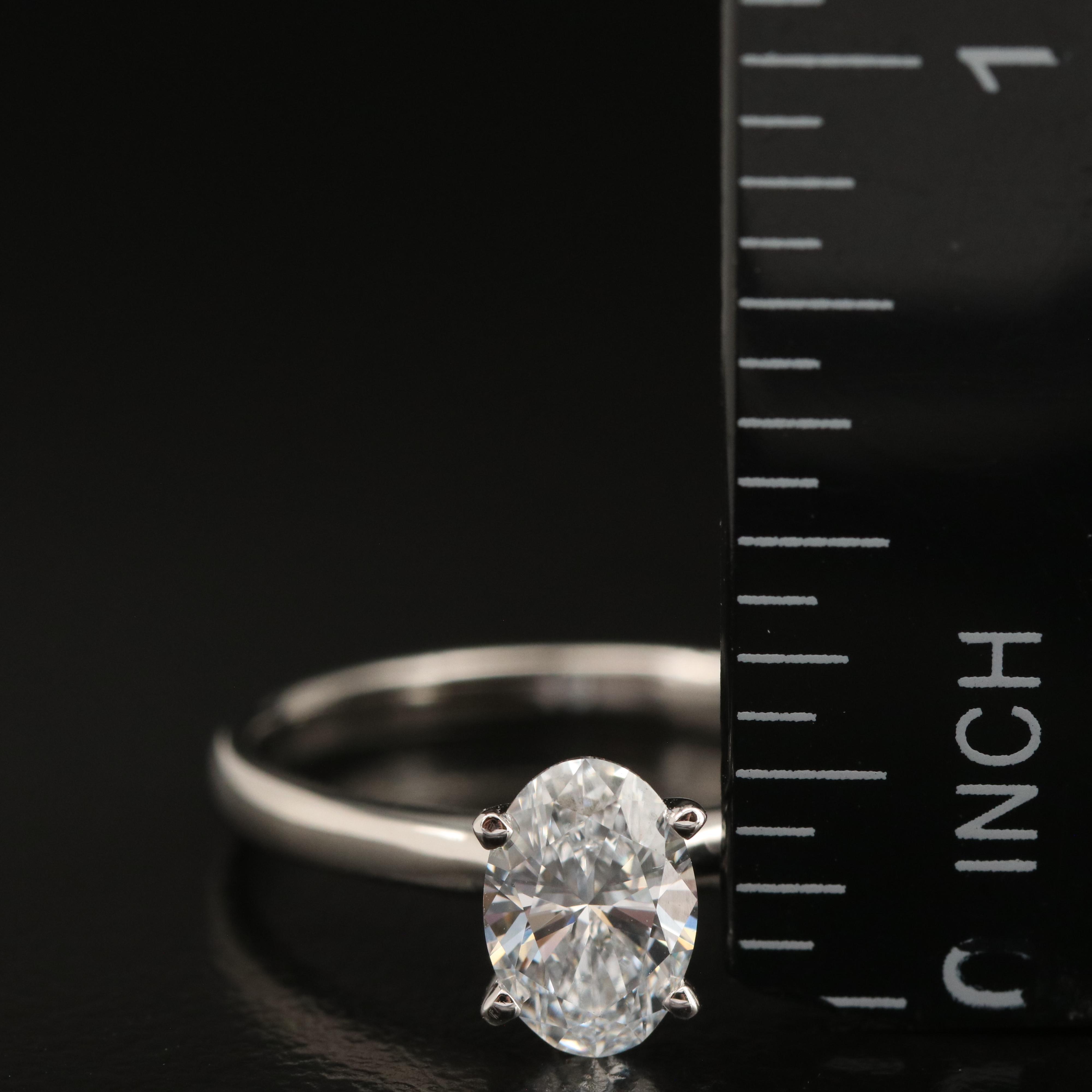 14K 1.09 CT Lab Grown Diamond Solitaire Ring
